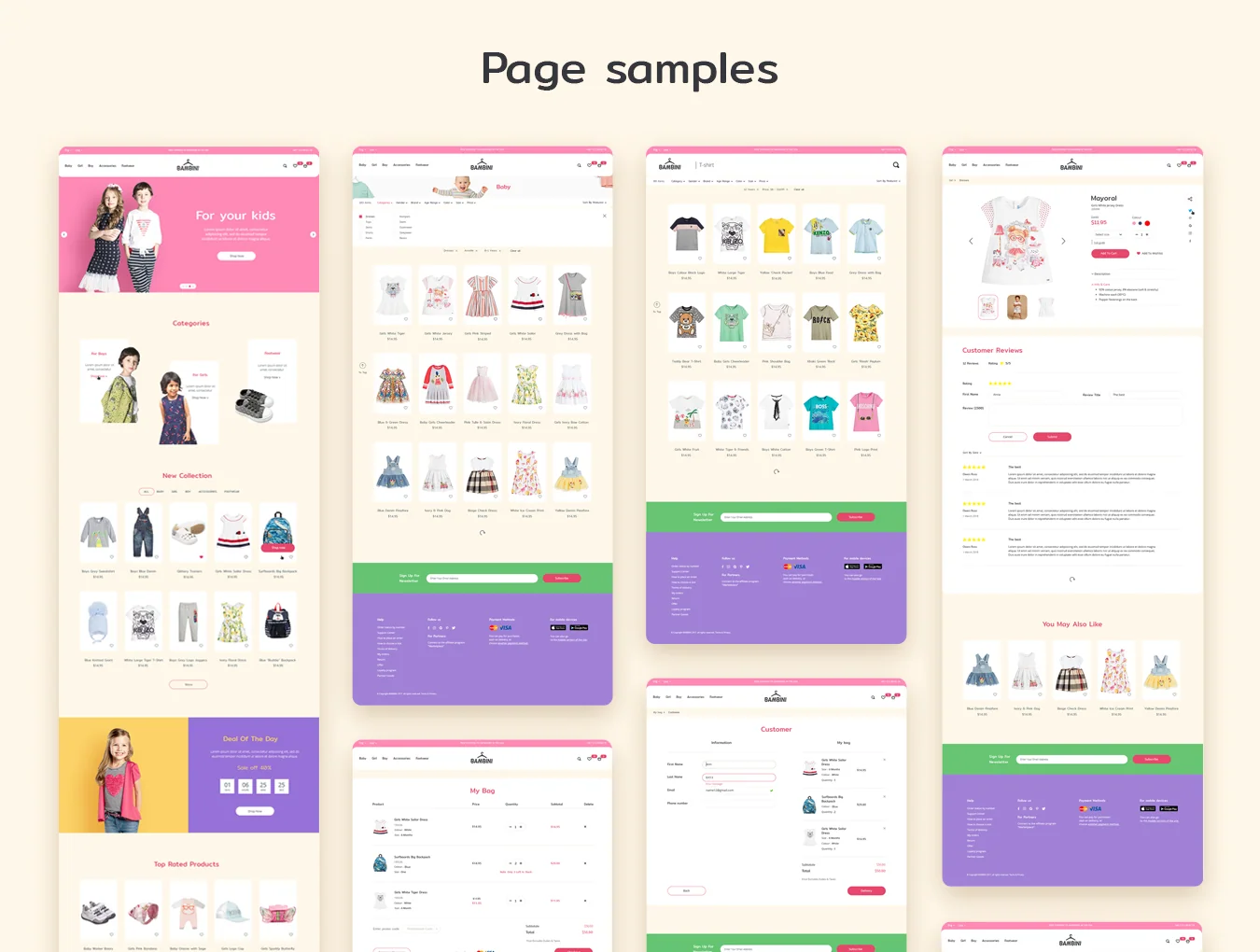 Bambini Web UI Kit 6