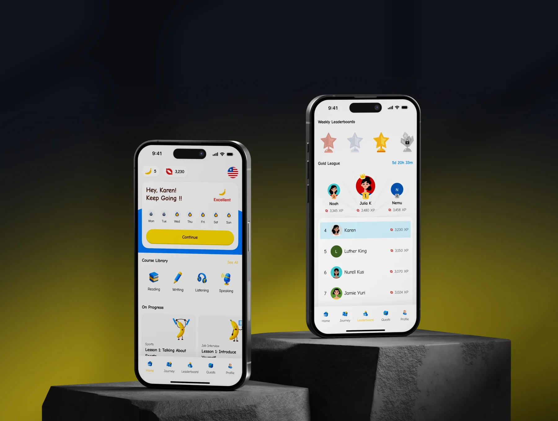 Banano - Language Learning App UI Kit 7