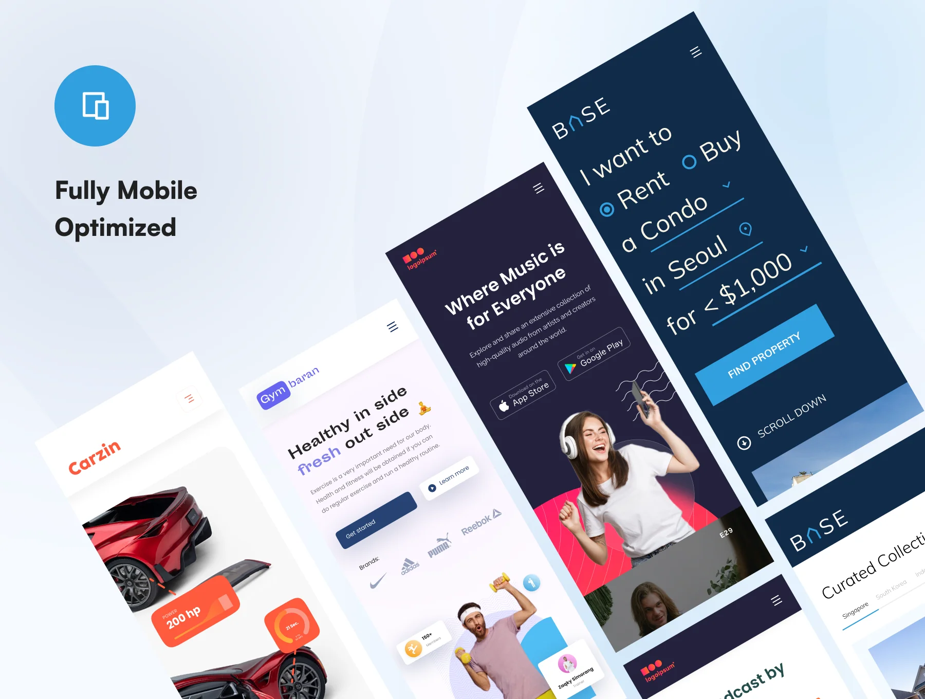 BandLan - Landing Page UI KIT 3