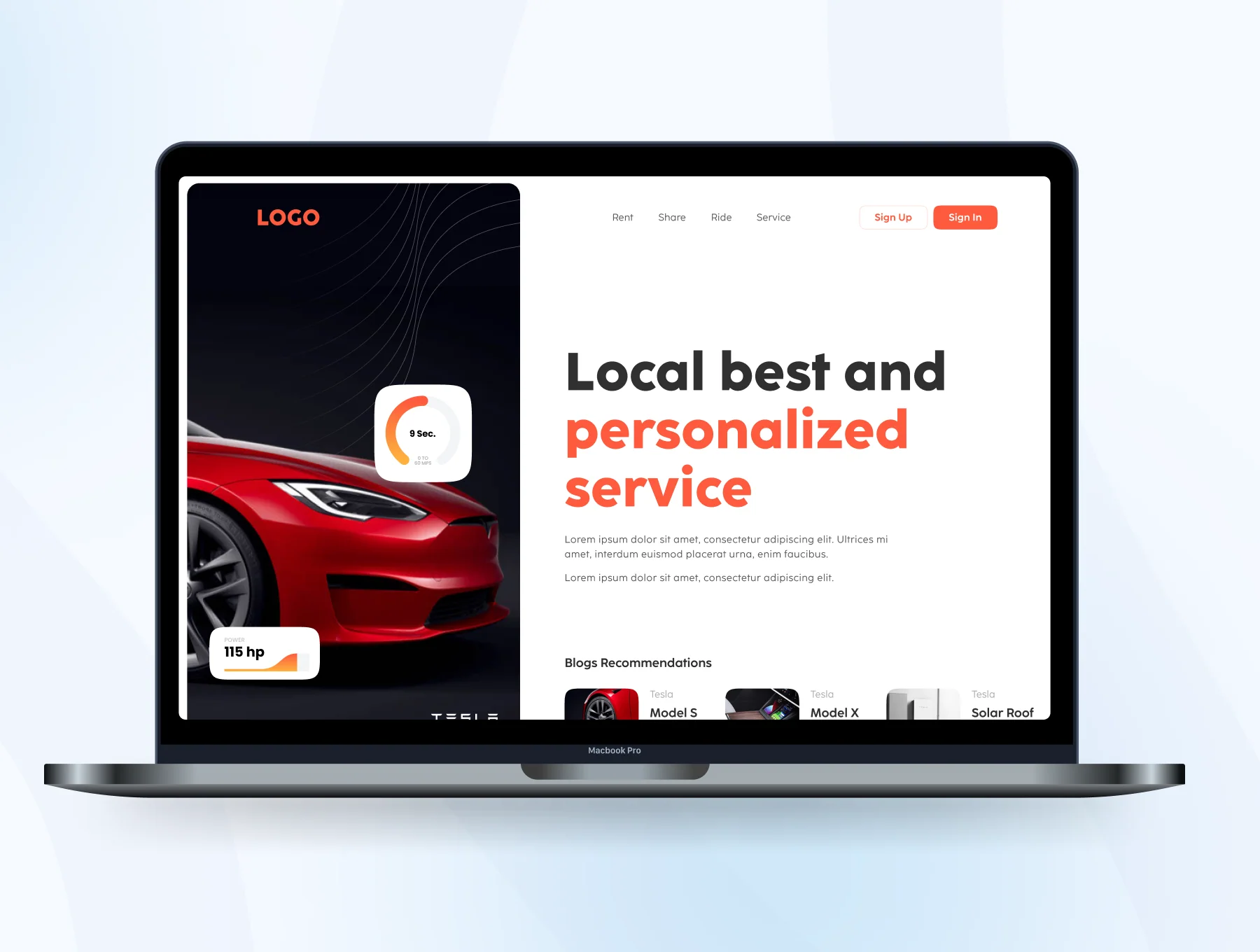 BandLan - Landing Page UI KIT 4