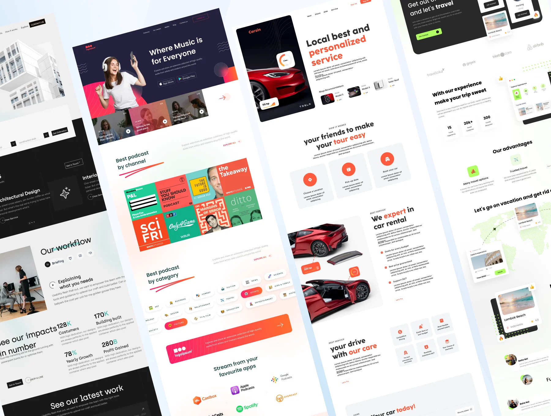 BandLan - Landing Page UI KIT 8