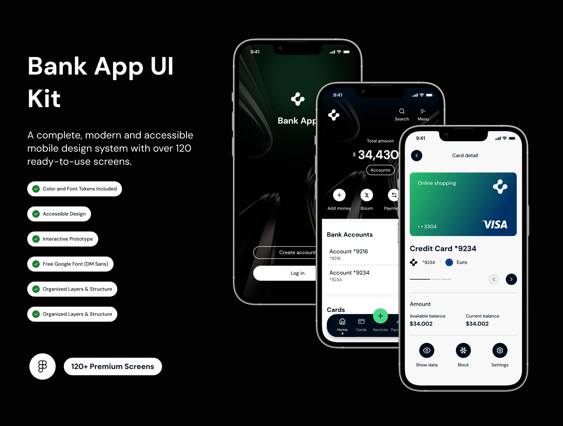 Bank App UI Kit – Modern Finance UI