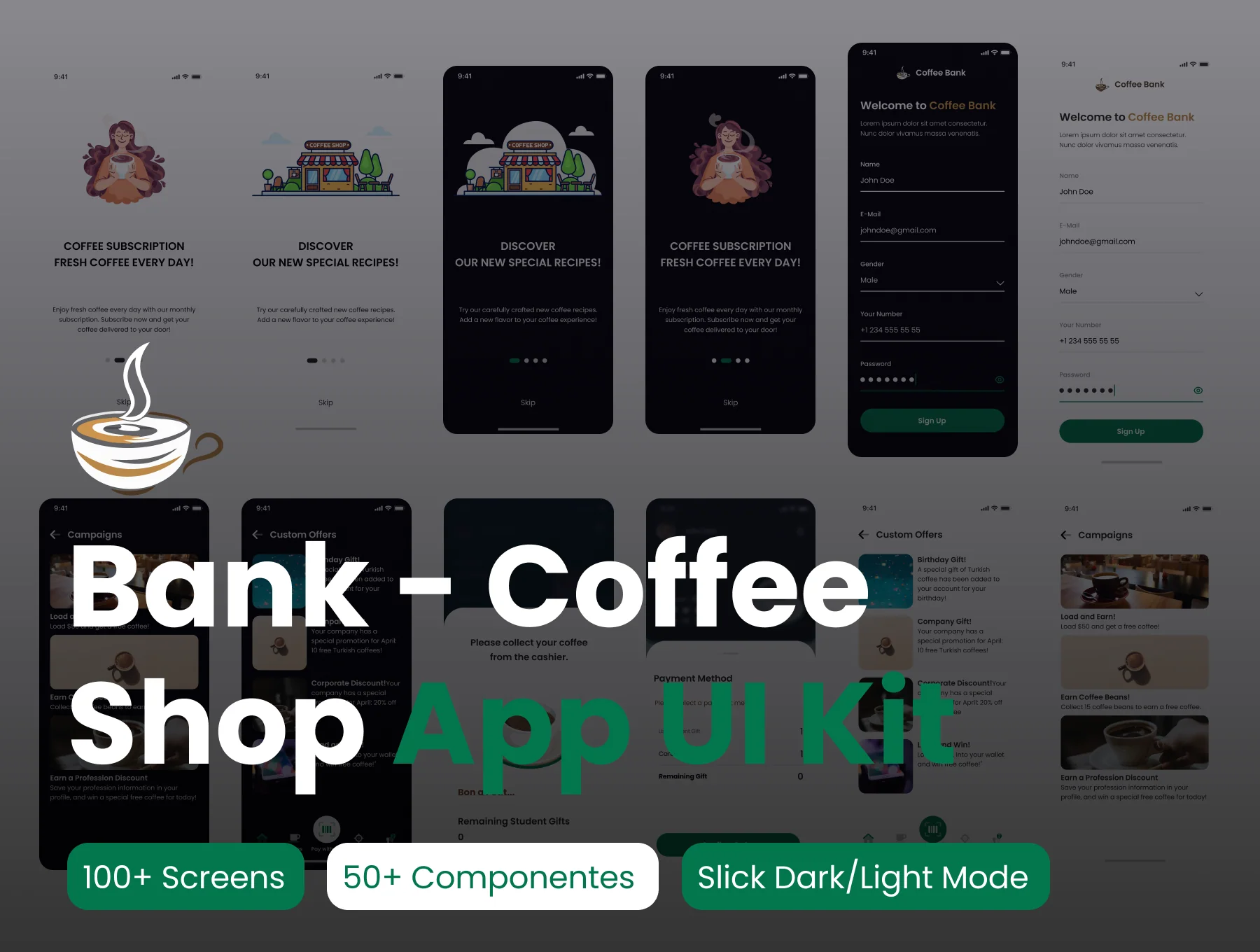 Bank - Coffee Shop App UI Kit 5