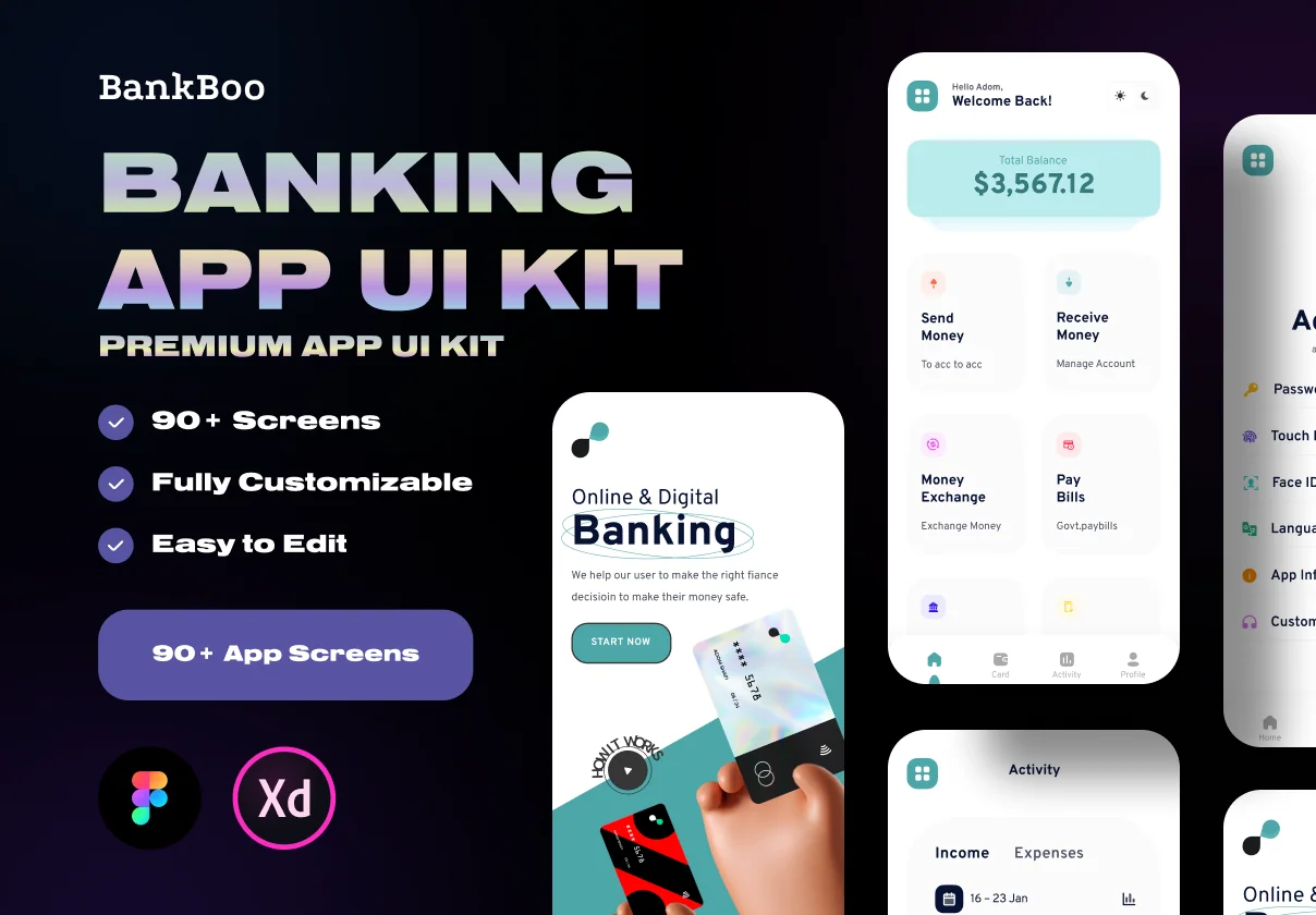 Bankboo Mobile Banking App Kit