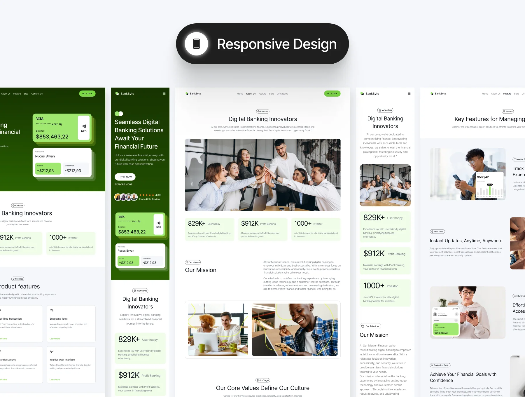 Bankbyte - Digital Banking Framer Template 2