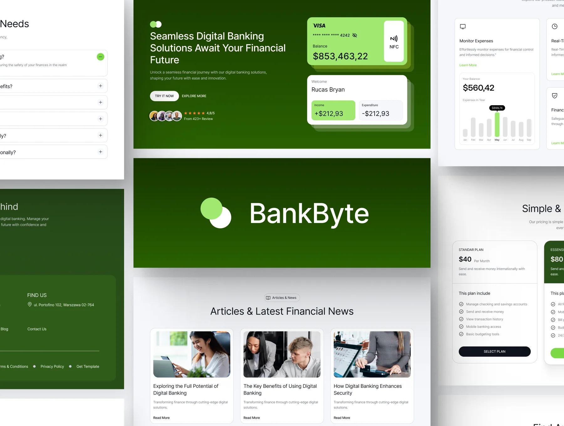 Bankbyte - Digital Banking Framer Template 5