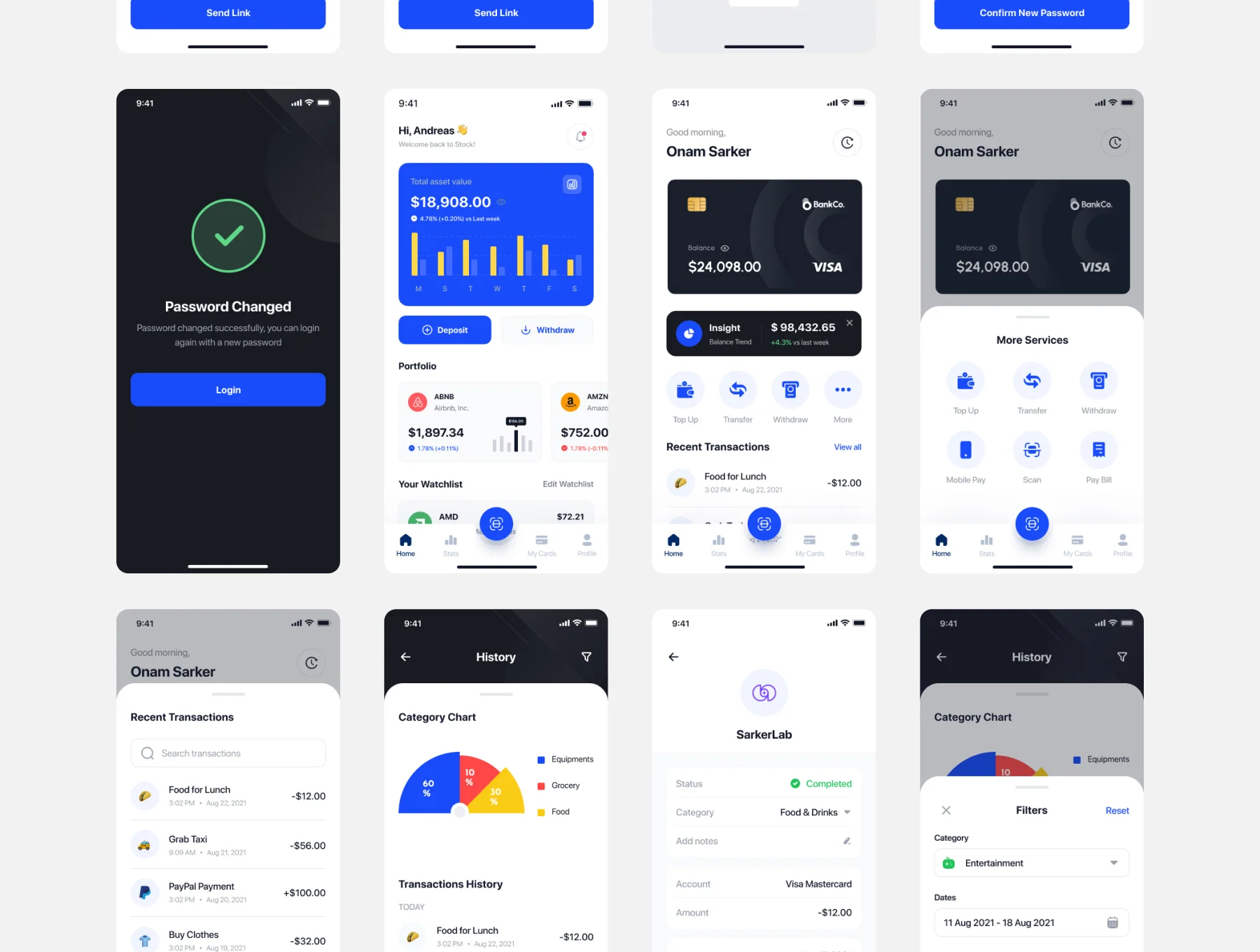 Bankgo - E Wallet App UI Kit 6