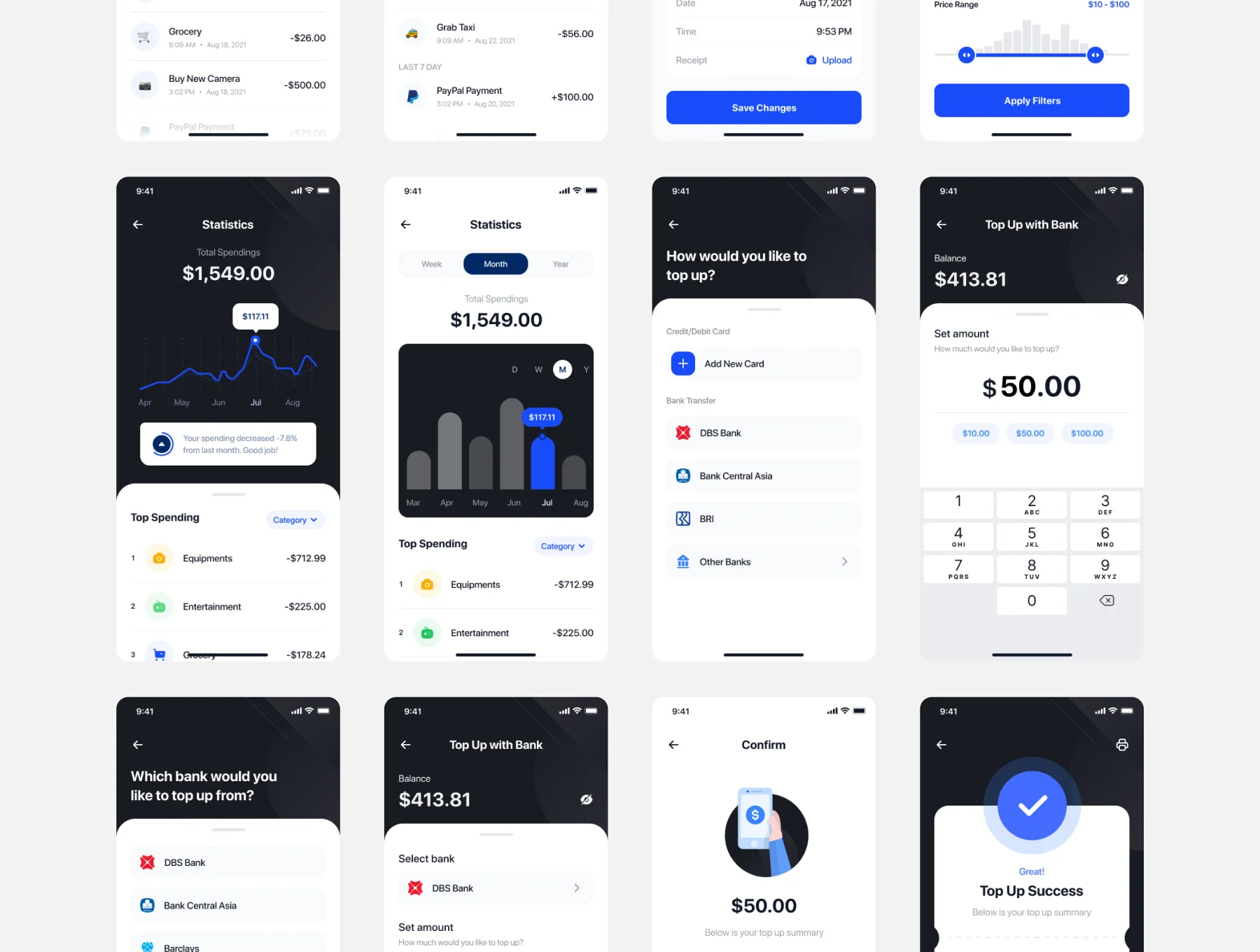 Bankgo - E Wallet App UI Kit 7
