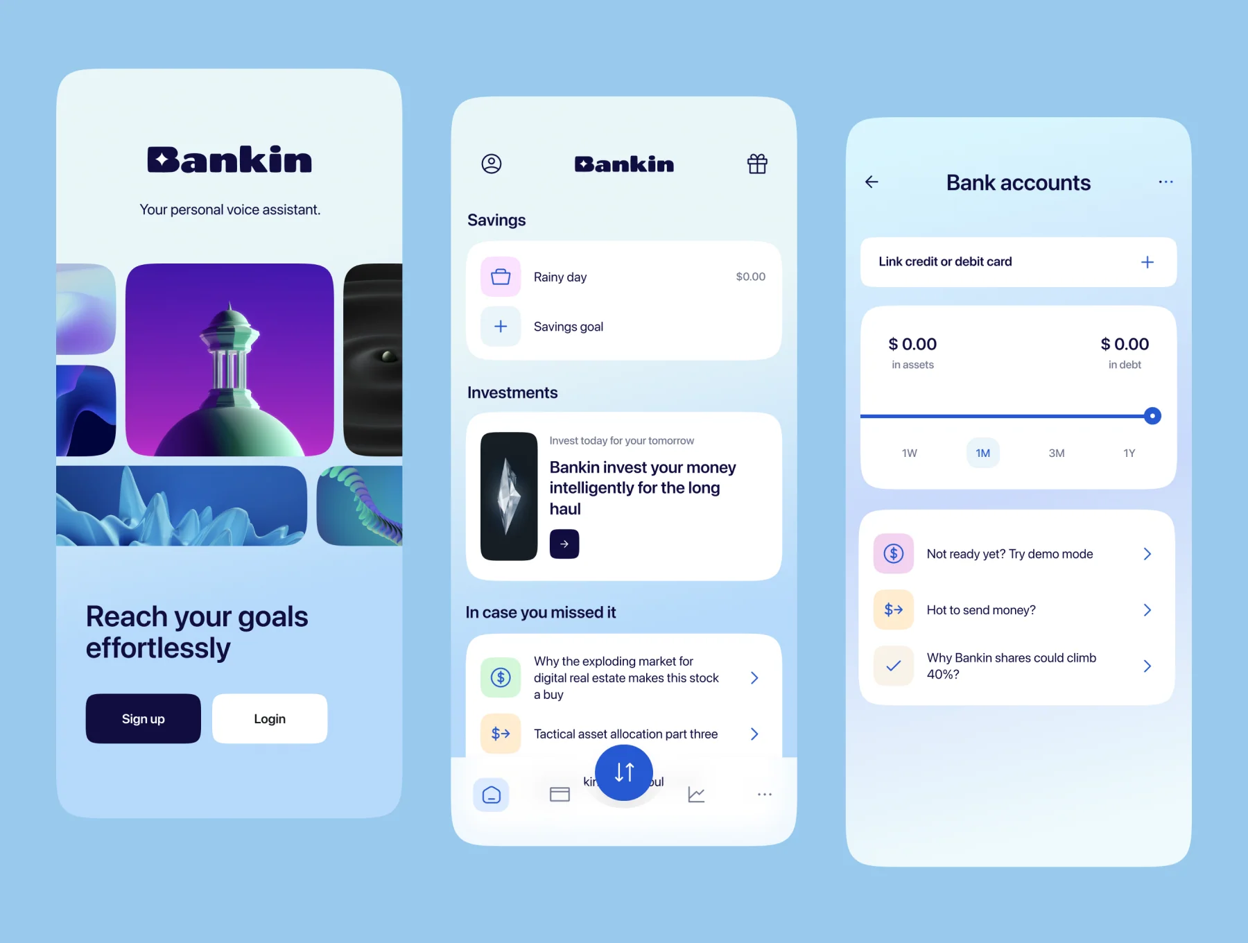 Bankin UI Kit - money, budget, finance tracker 2