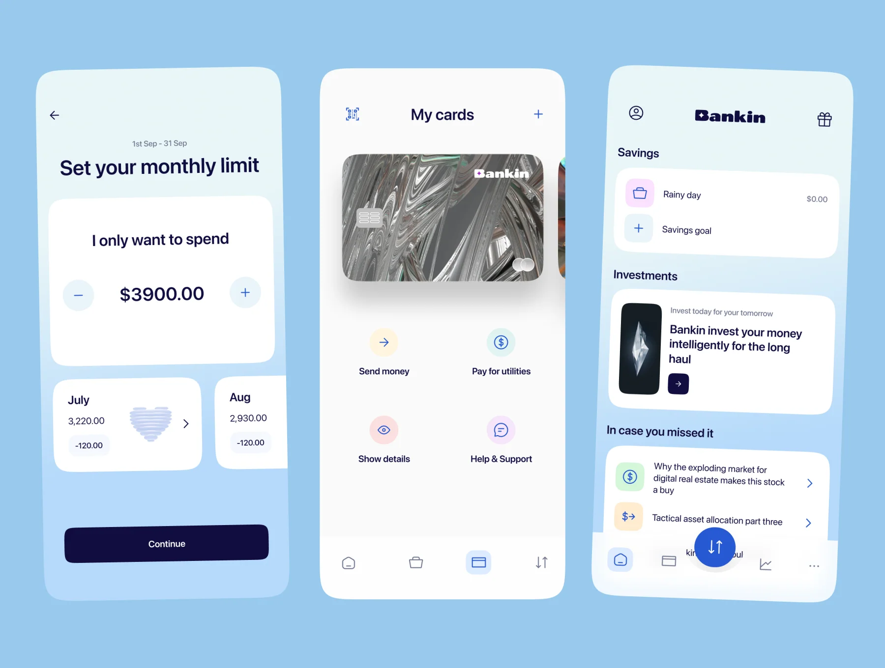 Bankin UI Kit - money, budget, finance tracker 5