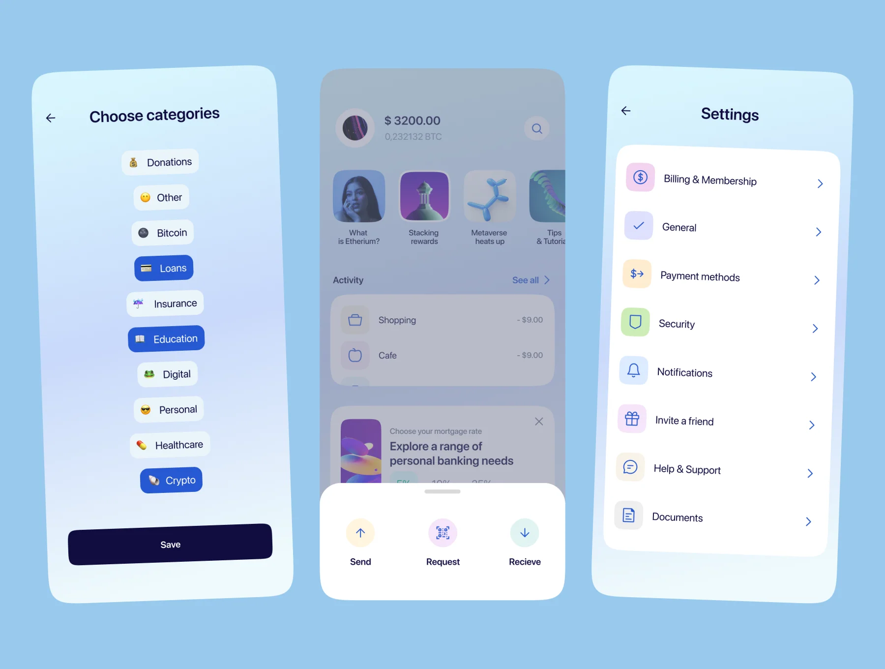Bankin UI Kit - money, budget, finance tracker 6