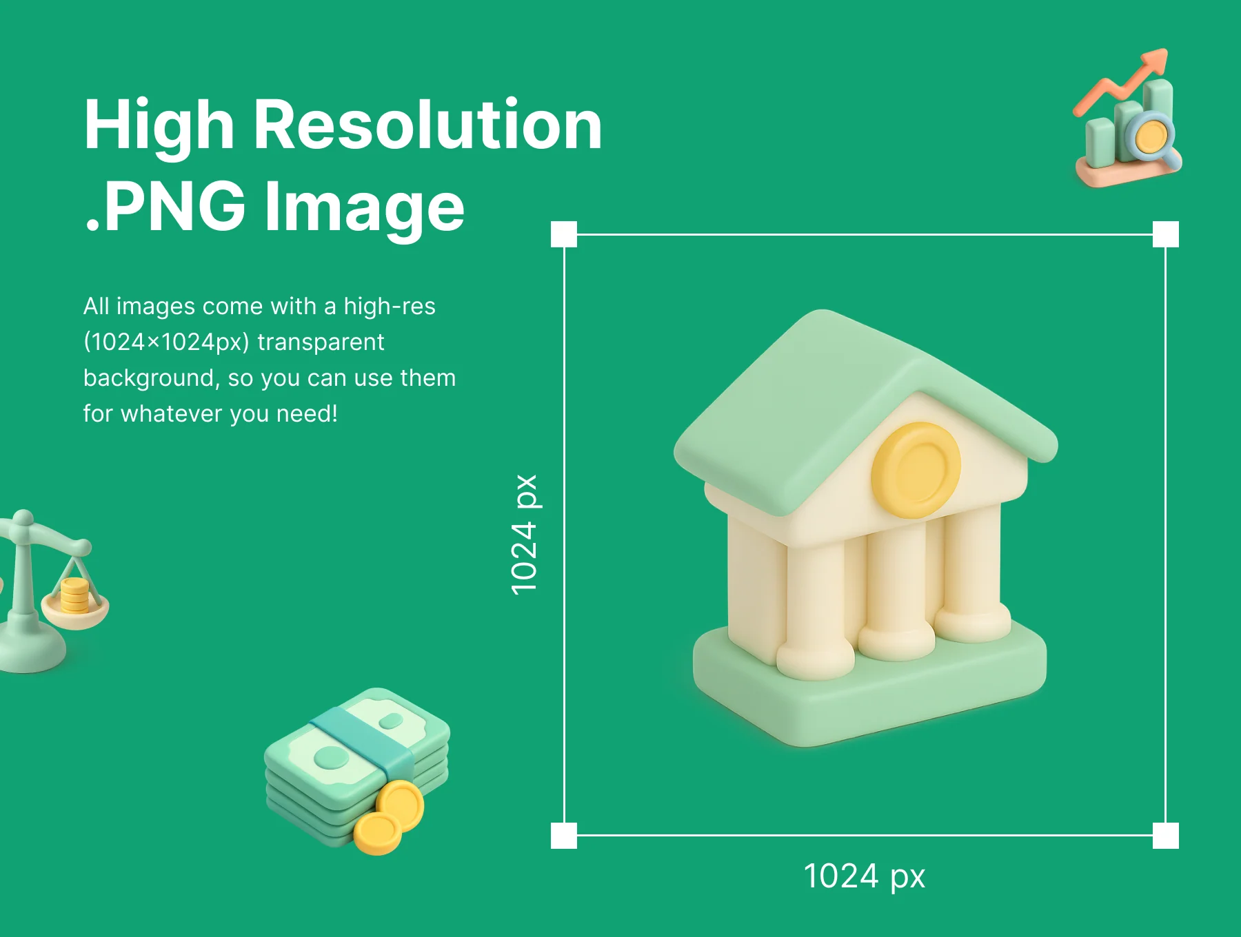 Banking 3D Icon Set 4
