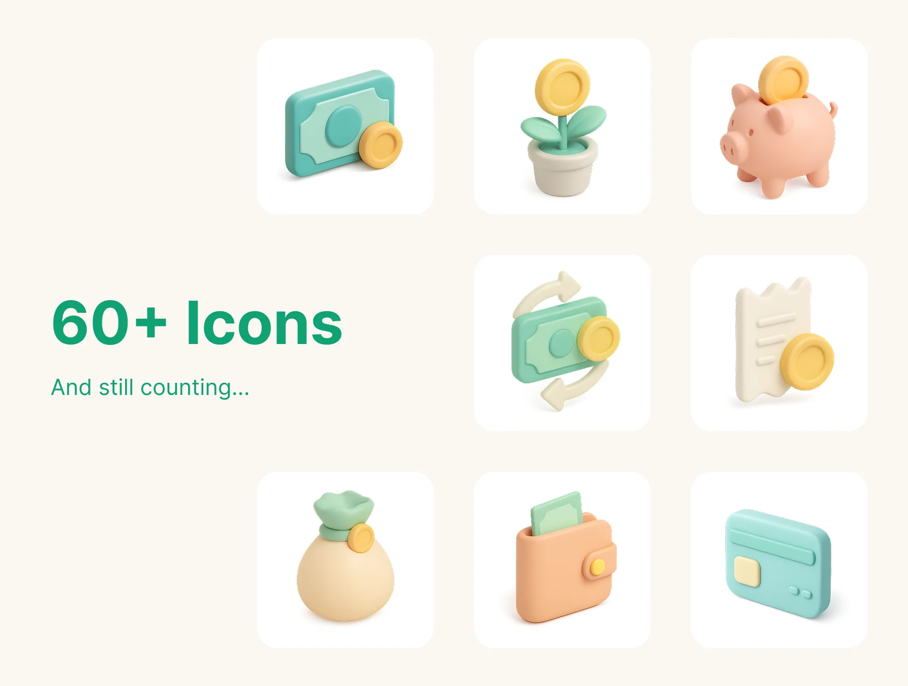 Banking 3D Icon Set 7