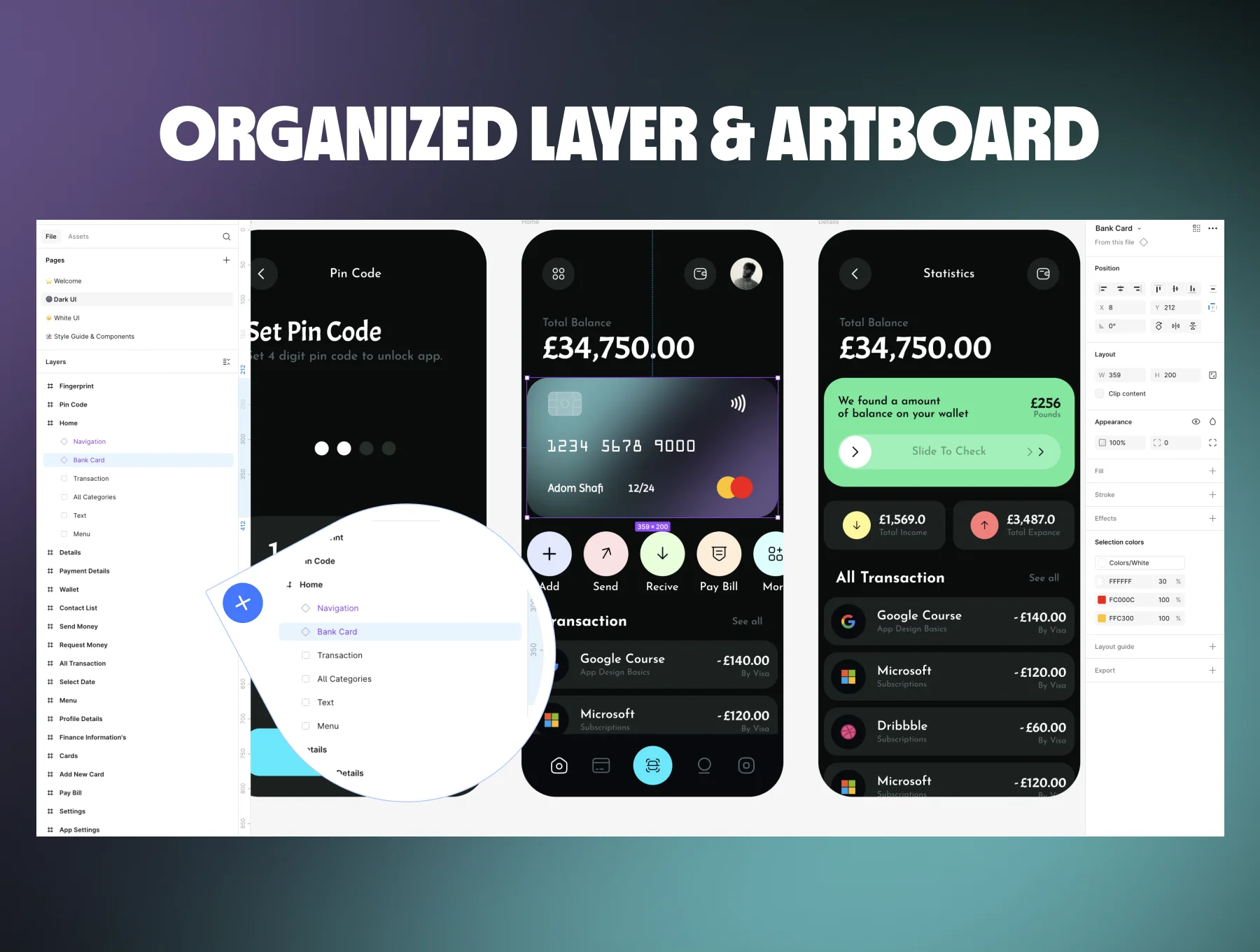 Banking App UI Kit - Moneydo 3