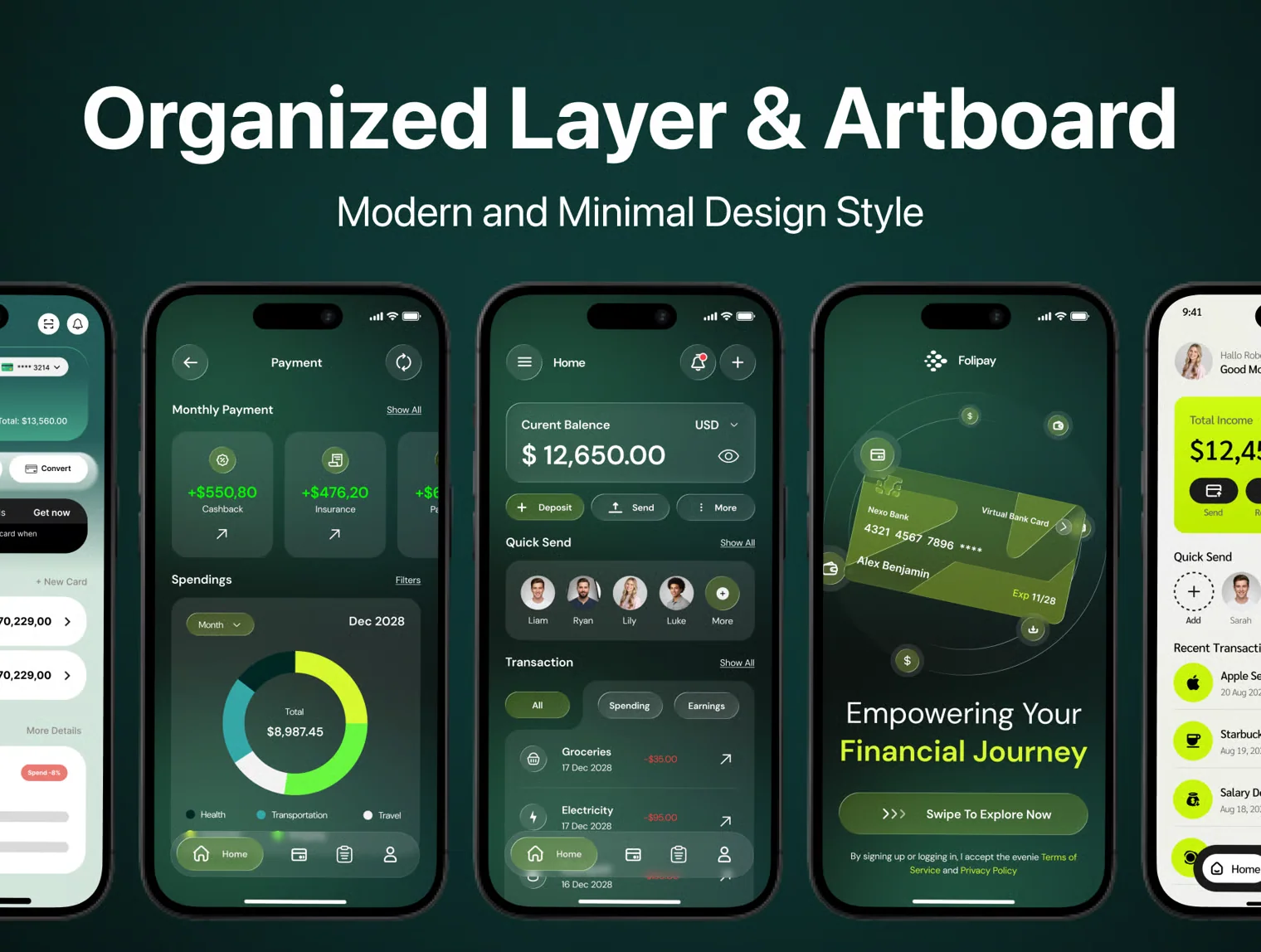 Banking Cash Manage – Mobile App UI Kit 3