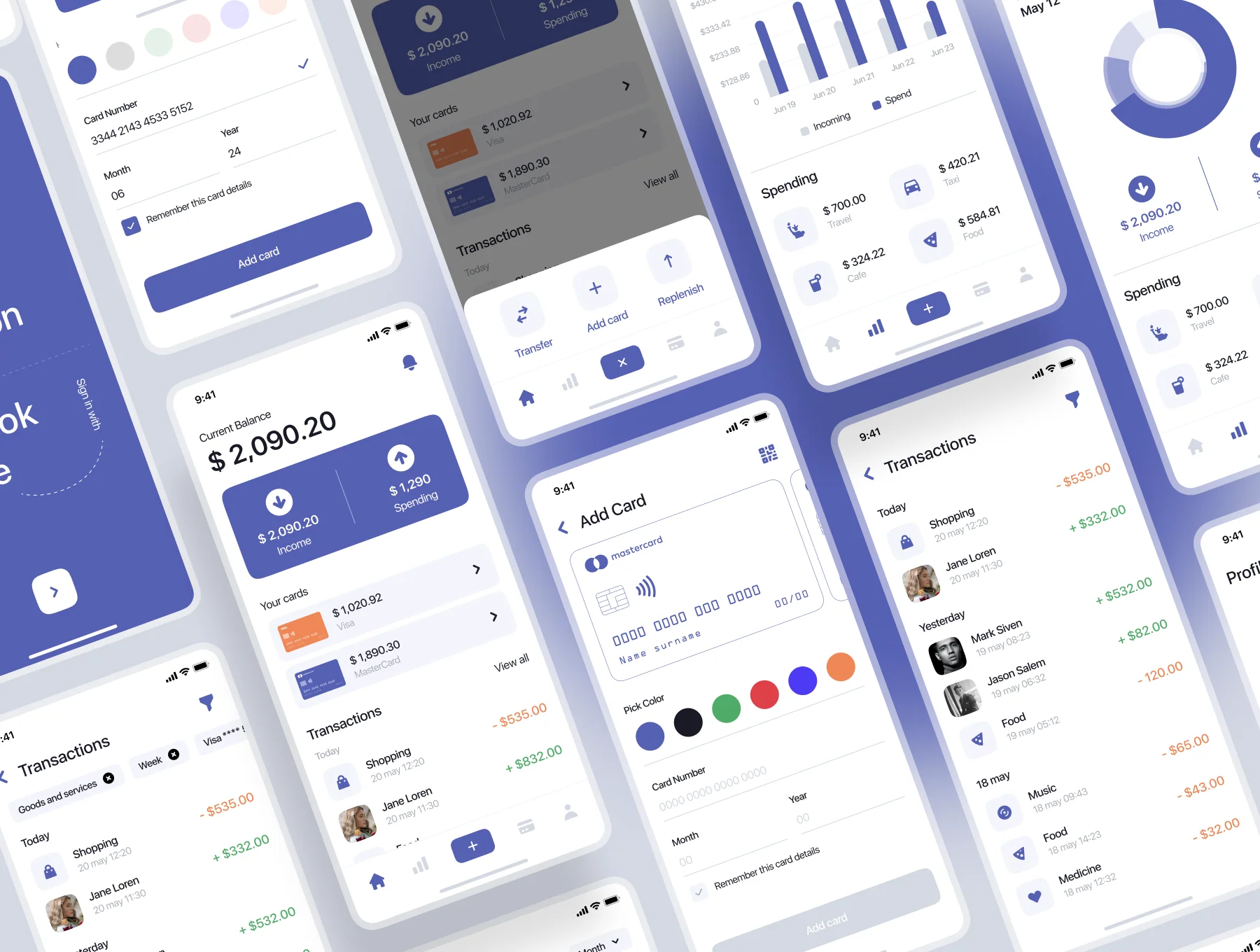 Banking. ui kit 3