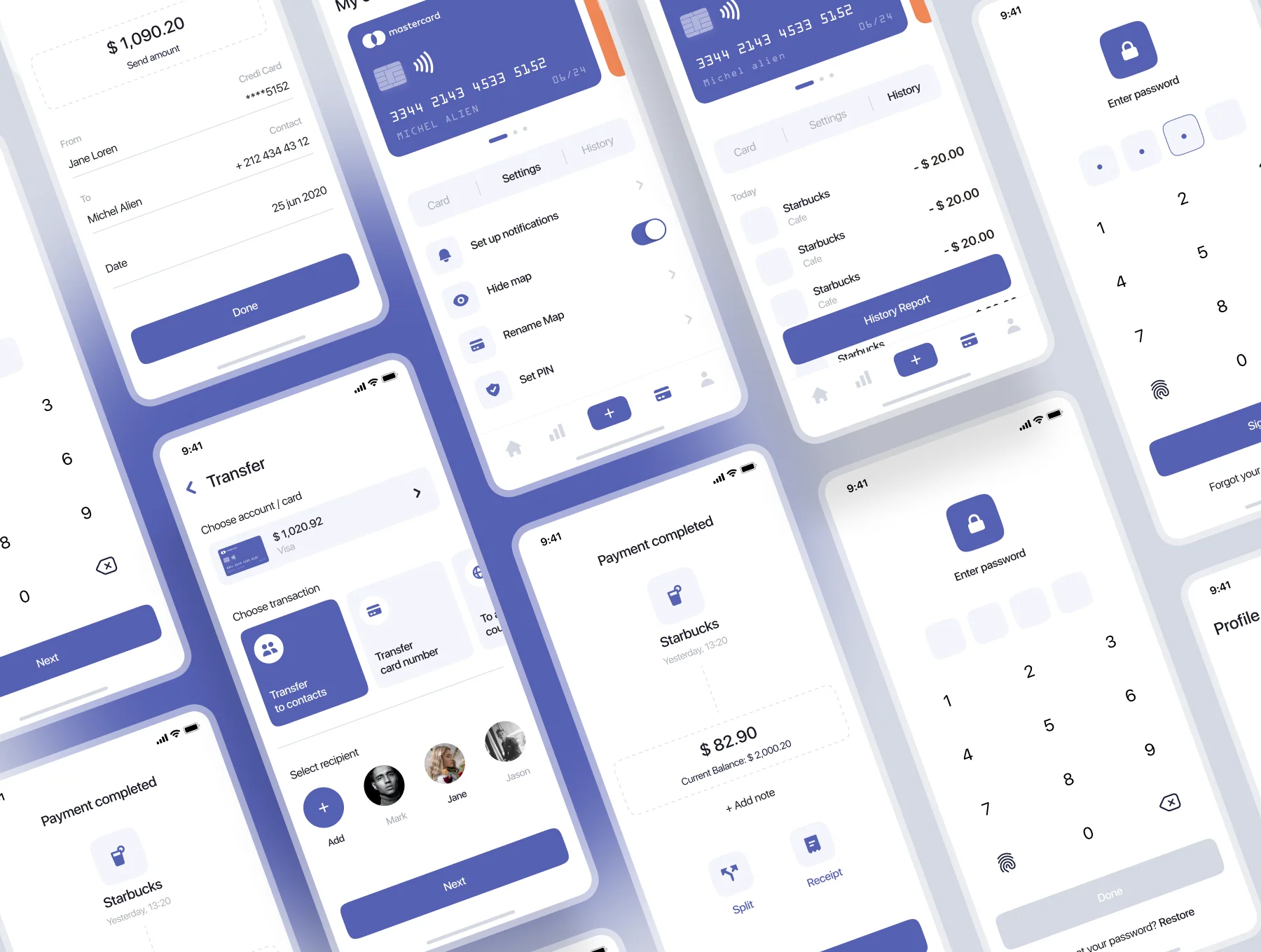Banking. ui kit 4