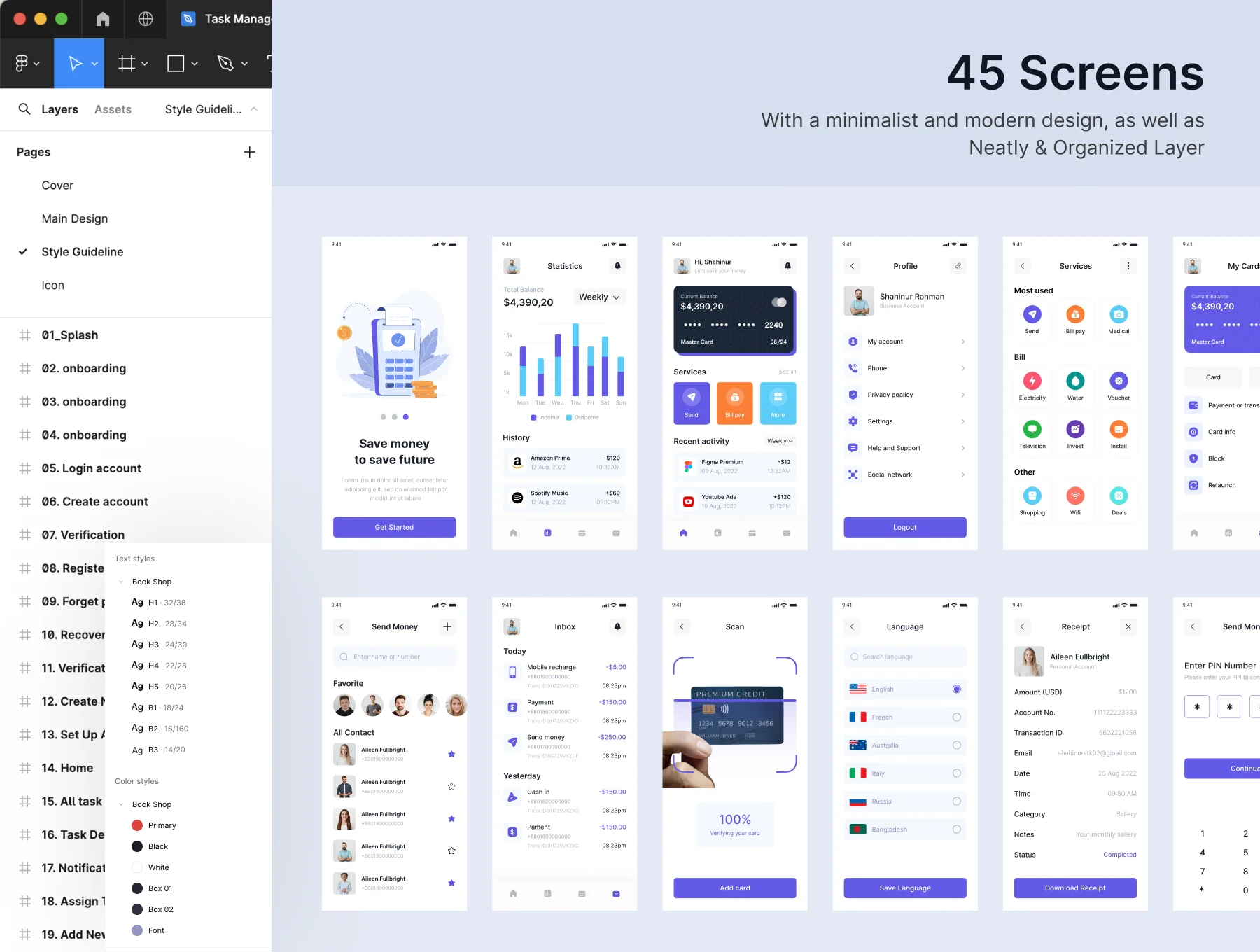 Bankoo-Banking Mobile App UI Kit 4