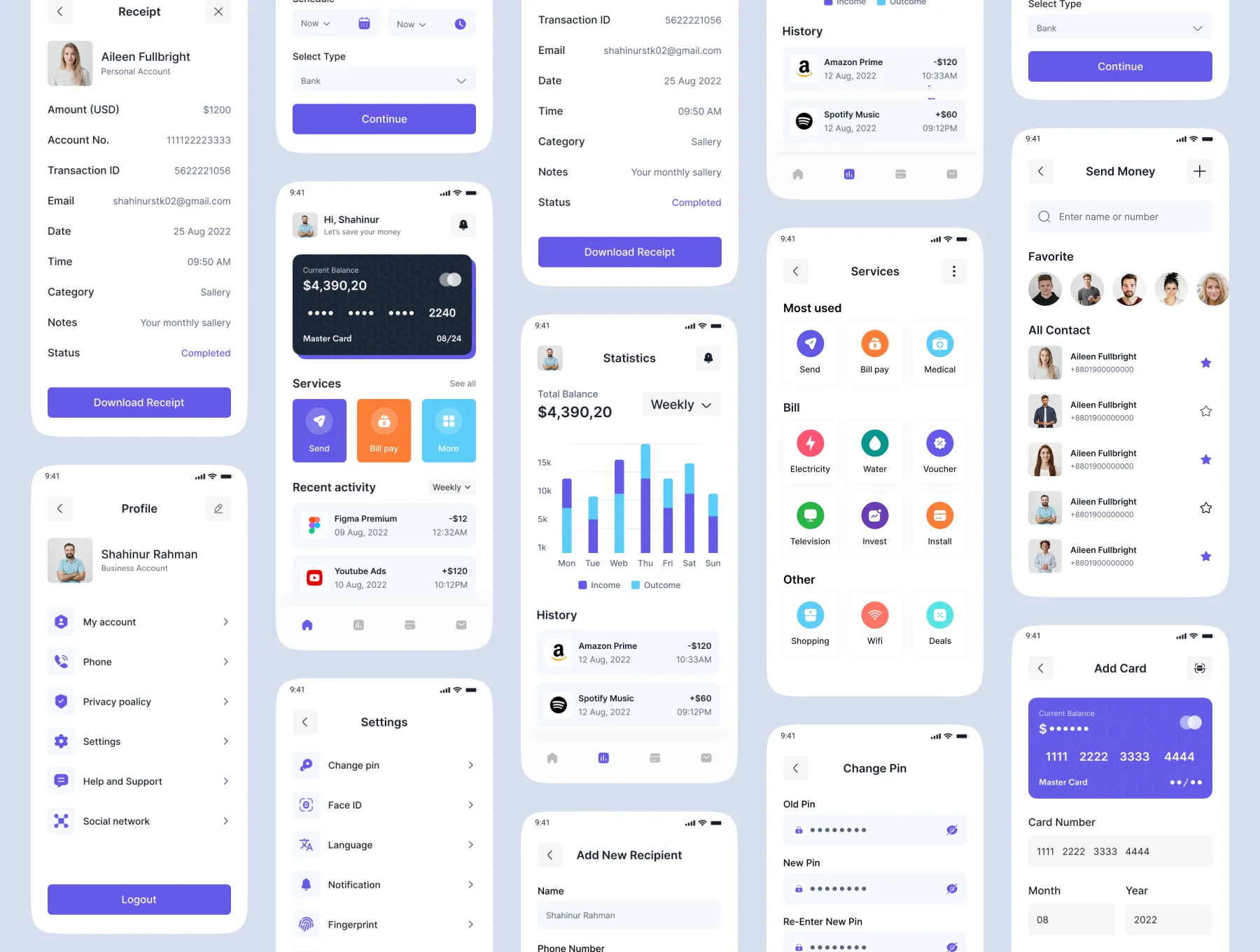 Bankoo-Banking Mobile App UI Kit 6