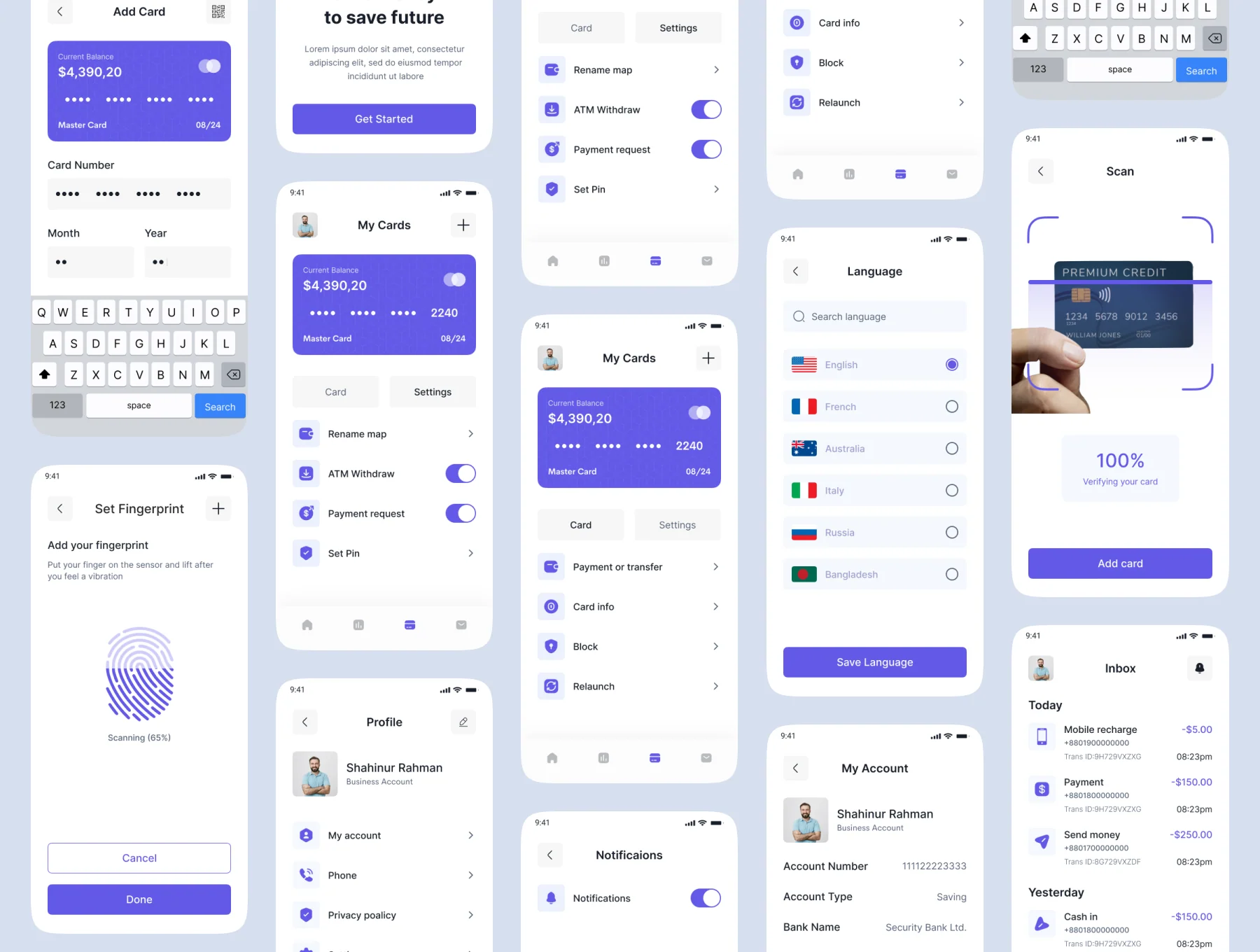 Bankoo-Banking Mobile App UI Kit 7