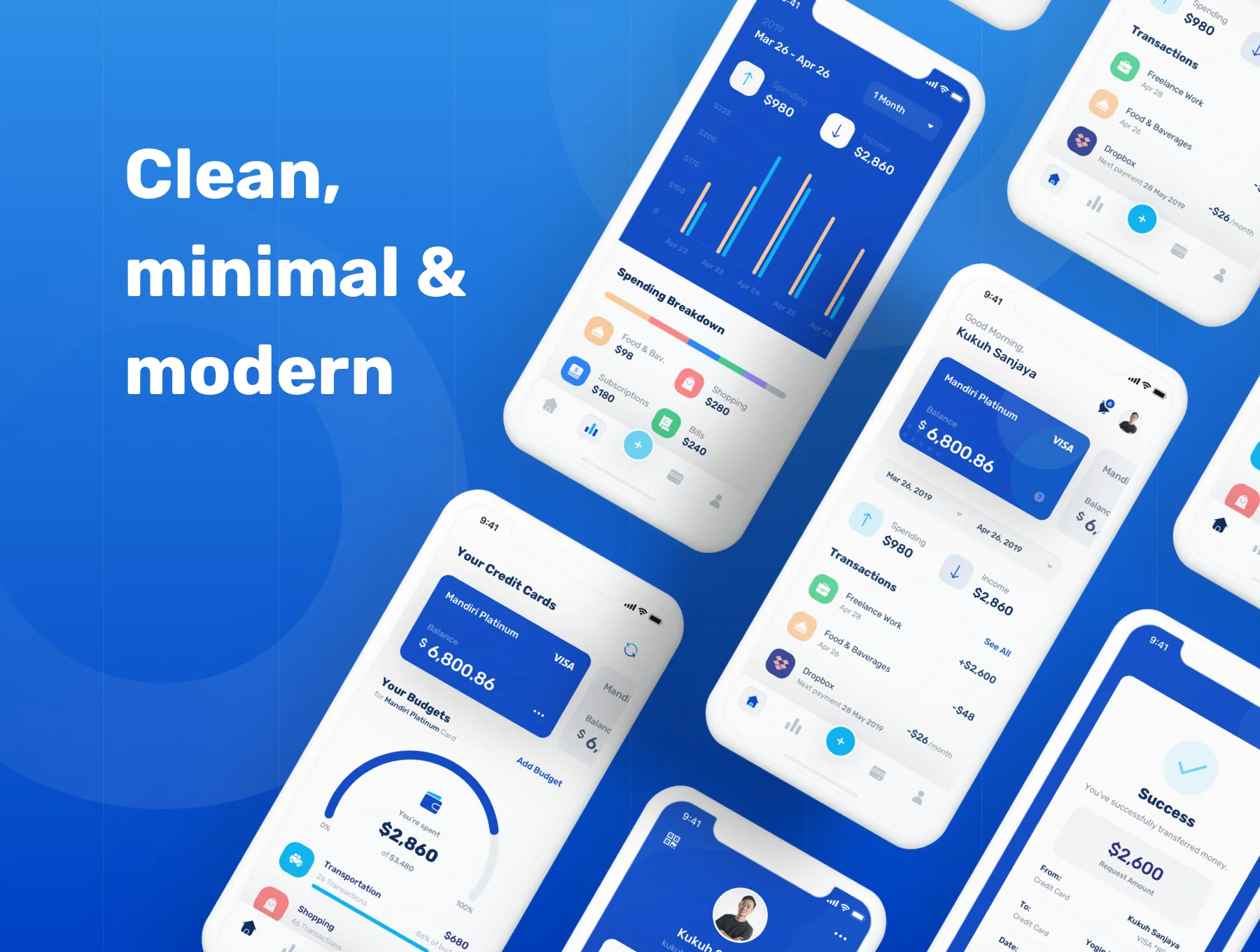Banky - Finance App UI Kit 4