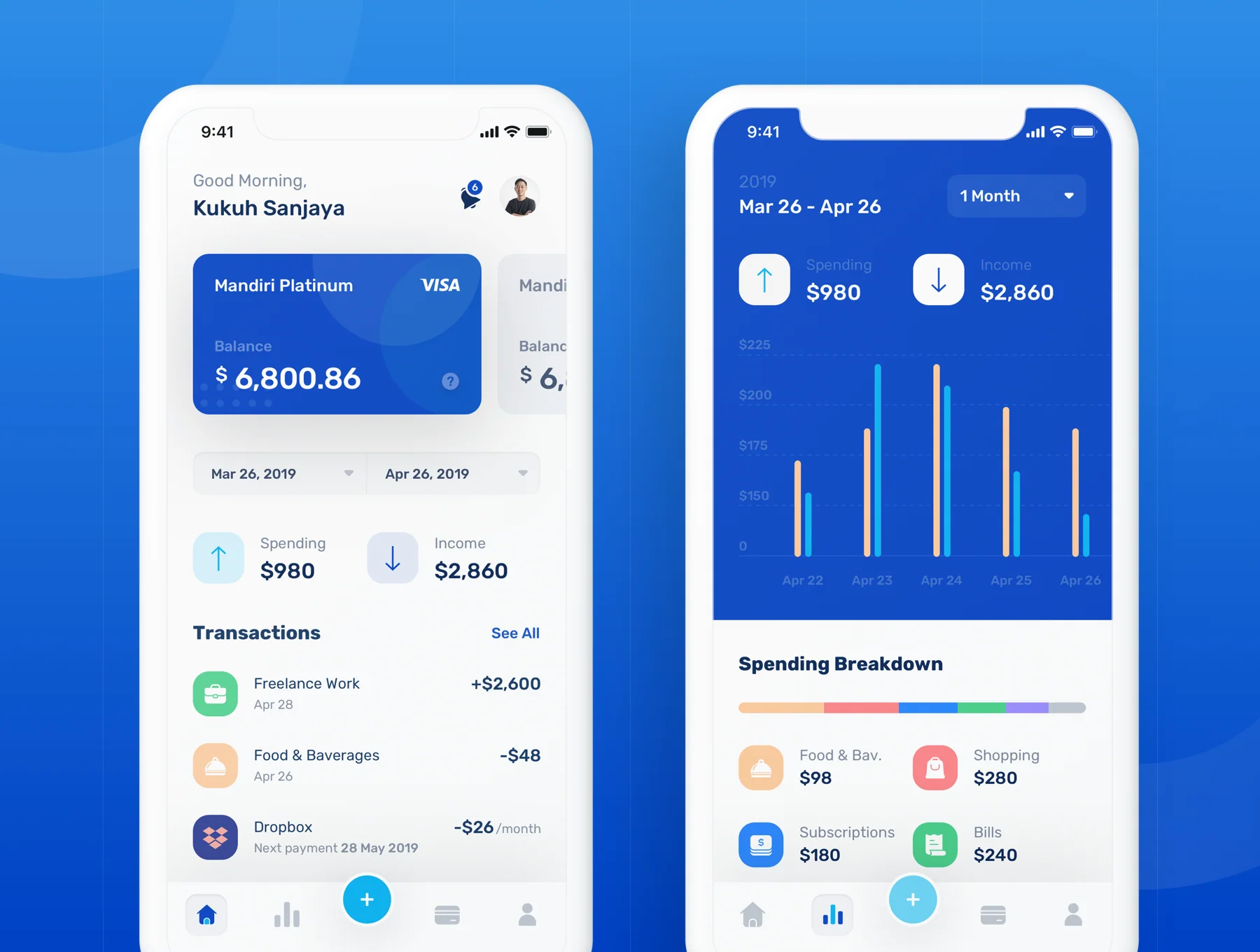 Banky - Finance App UI Kit 5