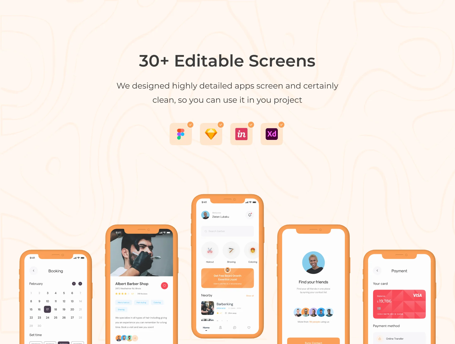Barbar - Barbershop UI KIT 4