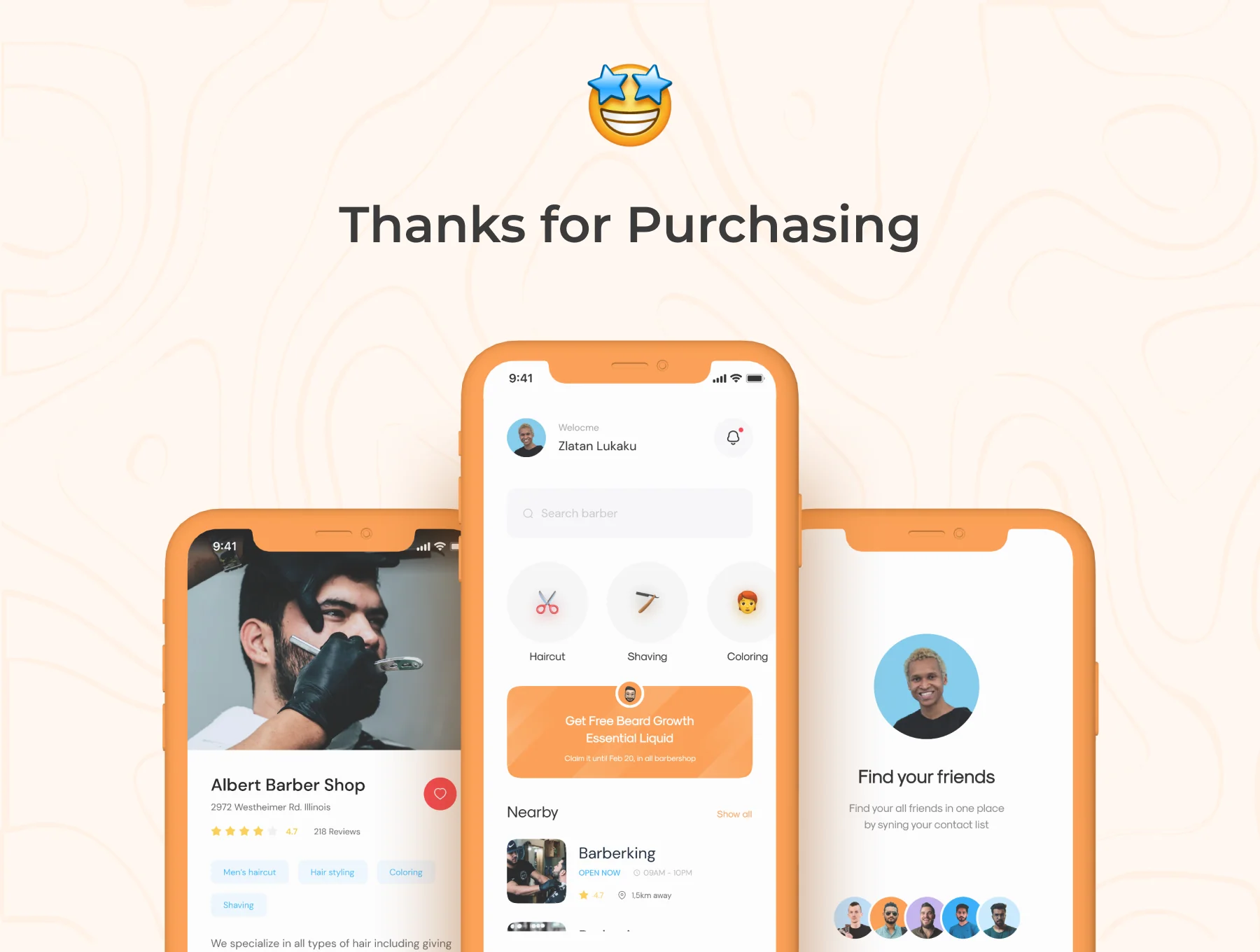 Barbar - Barbershop UI KIT 6