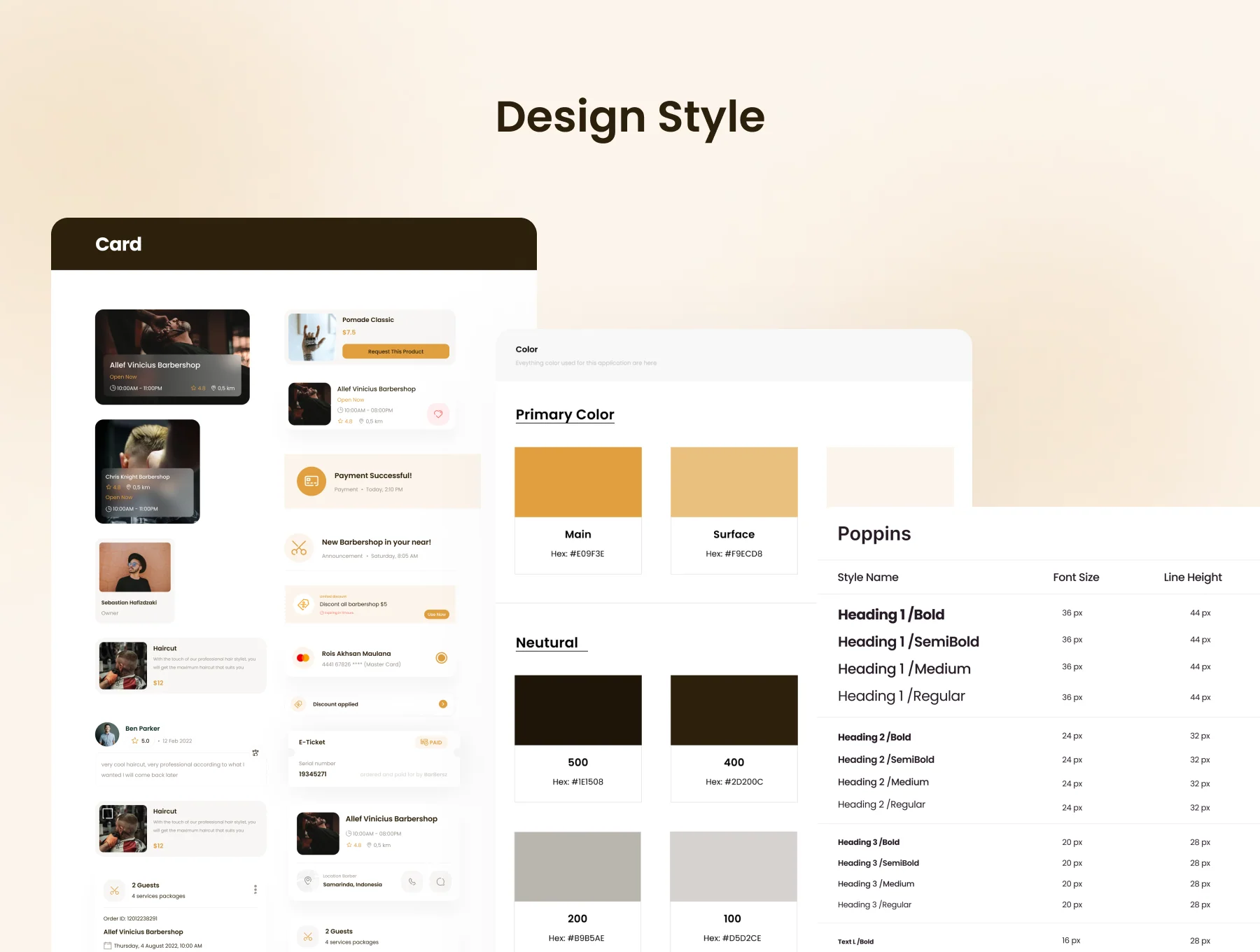 Barbersz UI Kit 4
