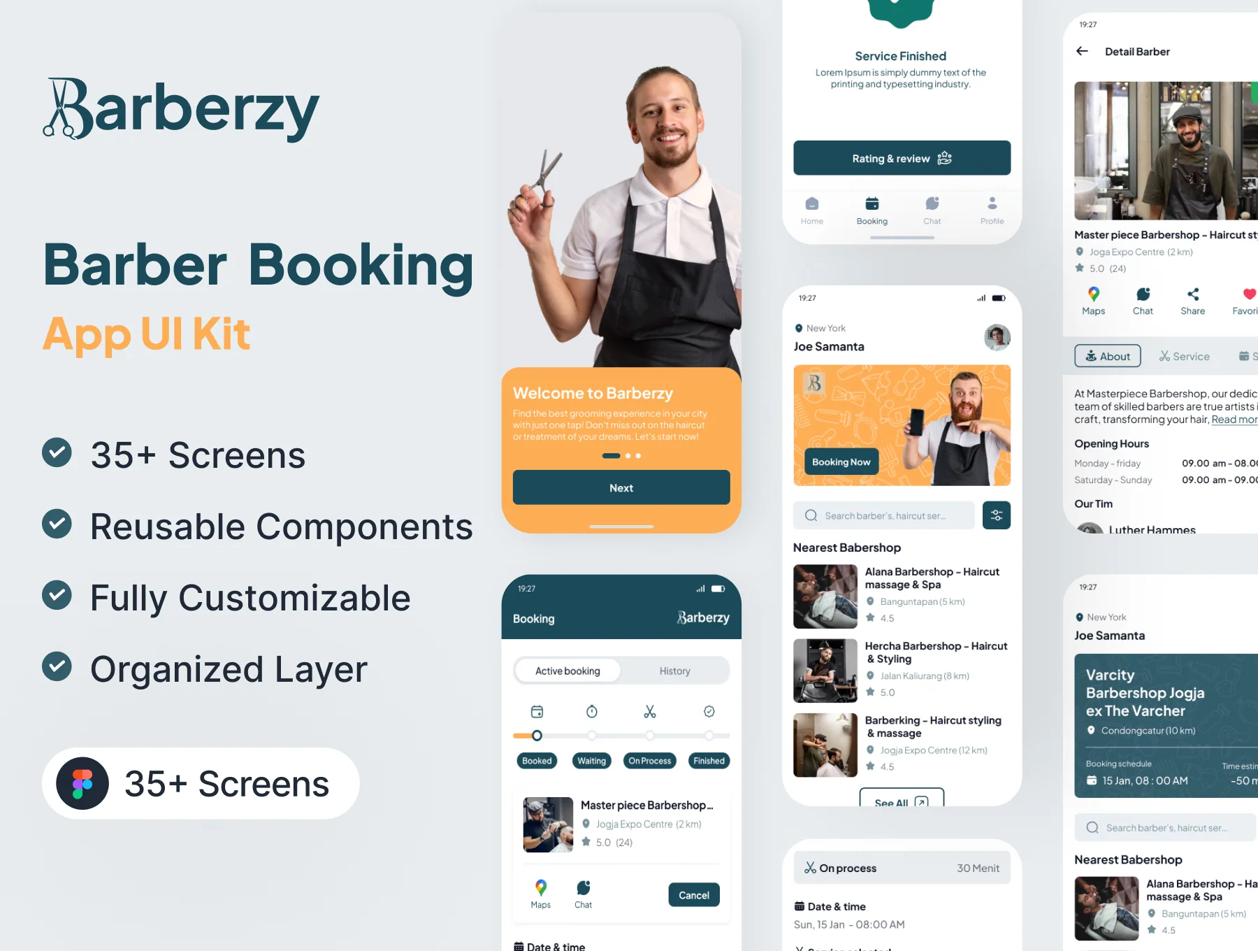 Barberzy - Barber Appointment booking App