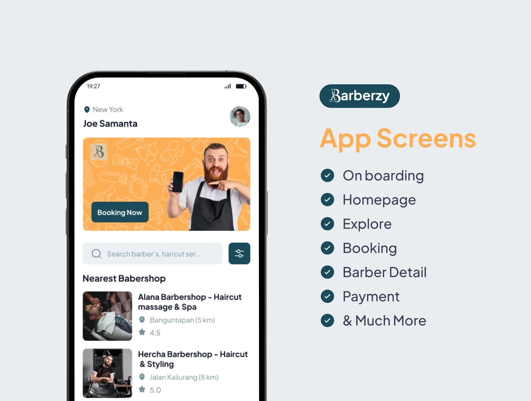 Barberzy - Barber Appointment booking App 2