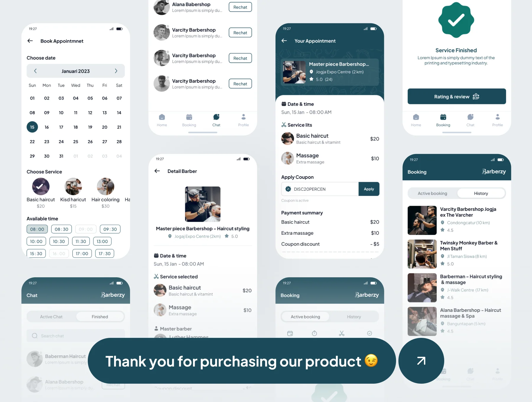 Barberzy - Barber Appointment booking App 6
