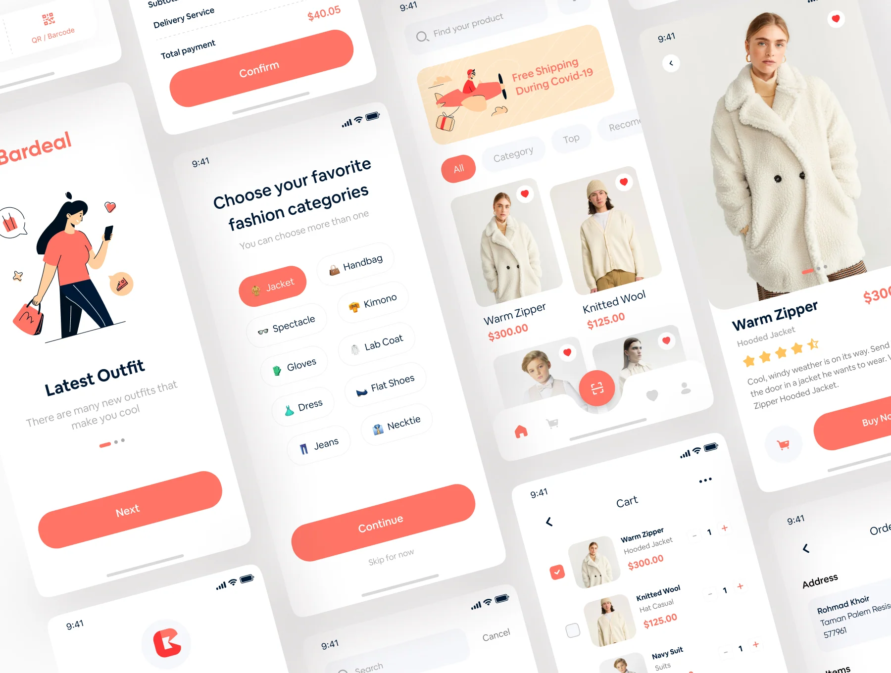 Bardeal - Online Shop Mobile App UI KIT 2