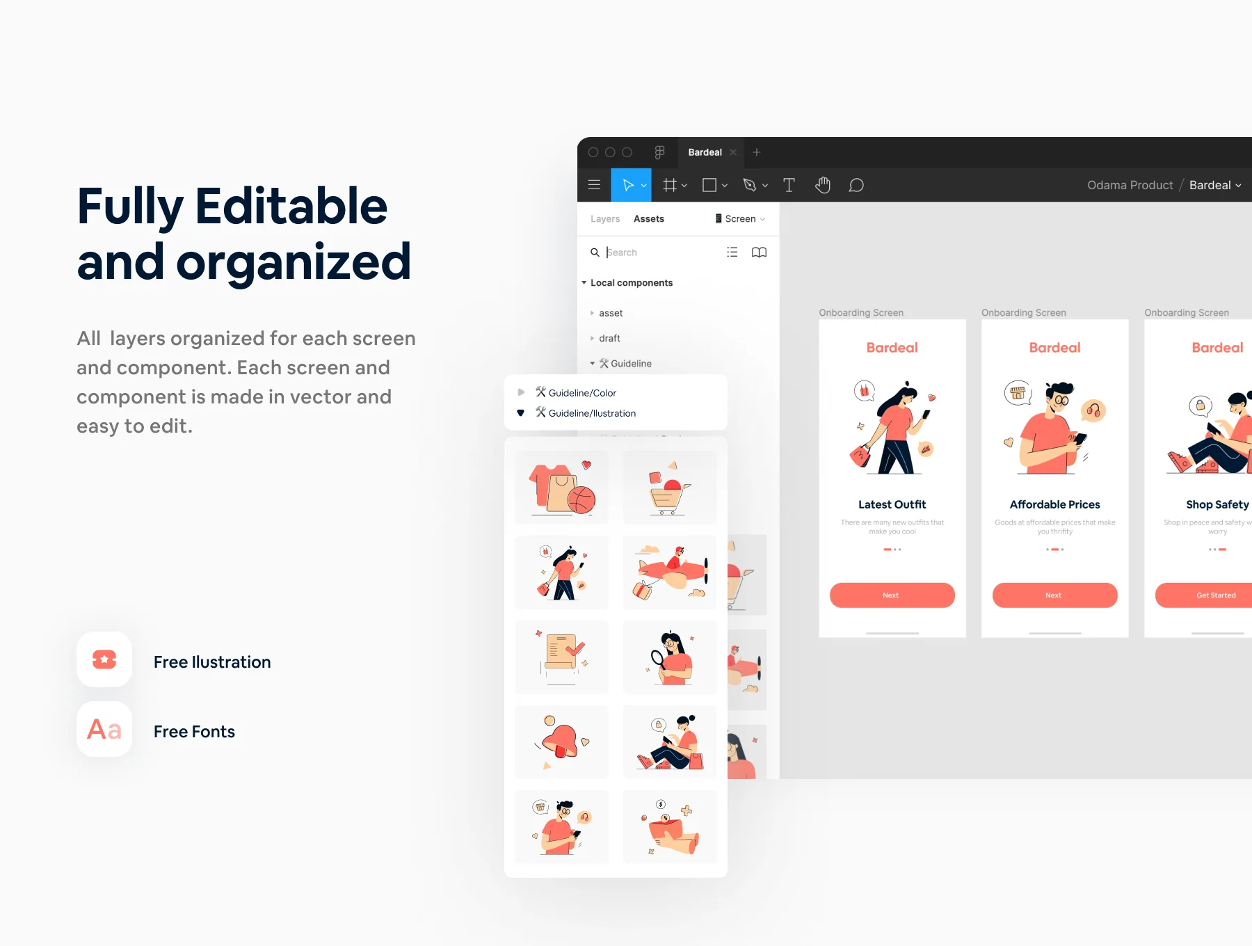 Bardeal - Online Shop Mobile App UI KIT 6