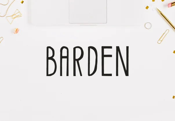 Barden Handmade Font