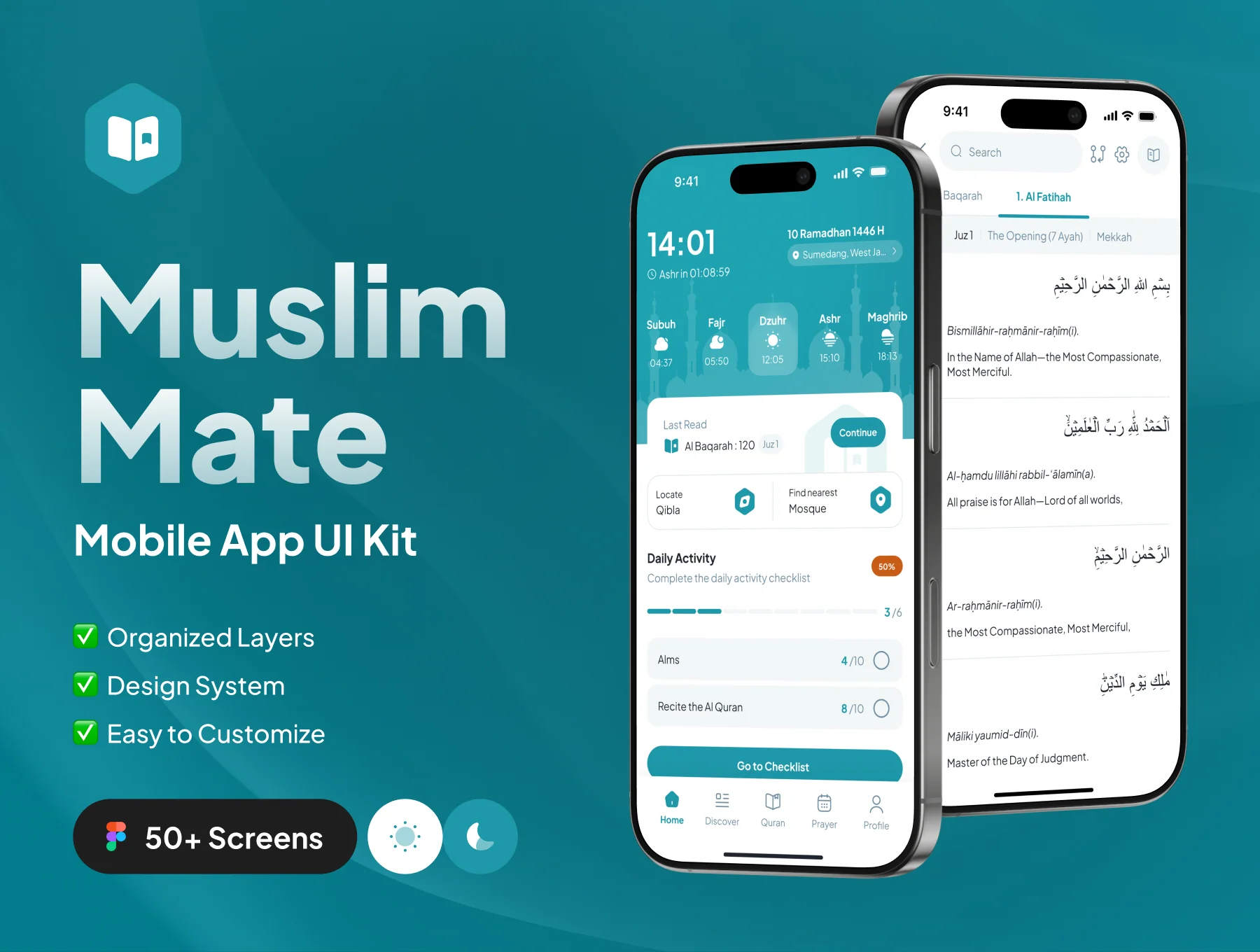 Muslim Mate - Mobile App UI Kit
