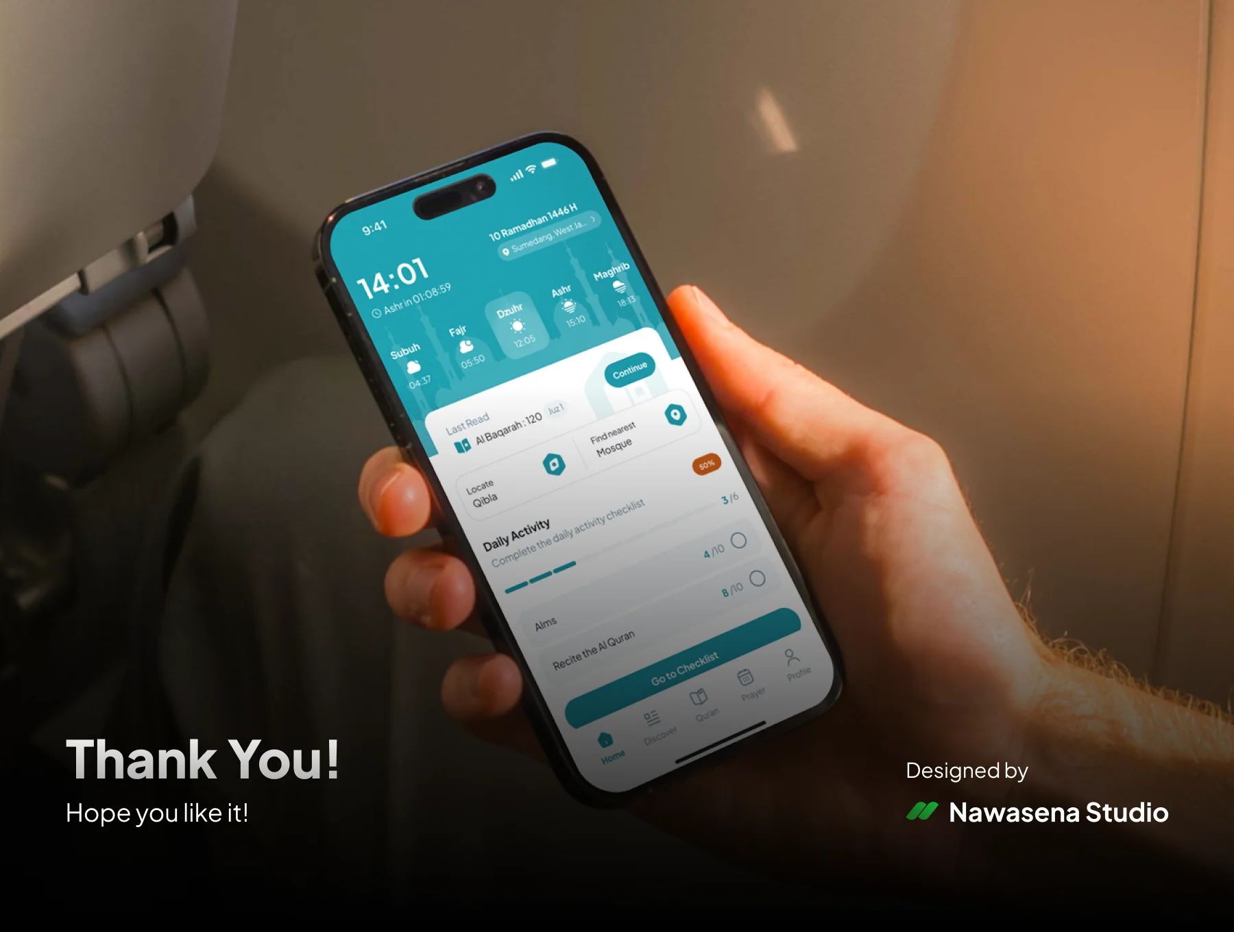 Muslim Mate - Mobile App UI Kit 6