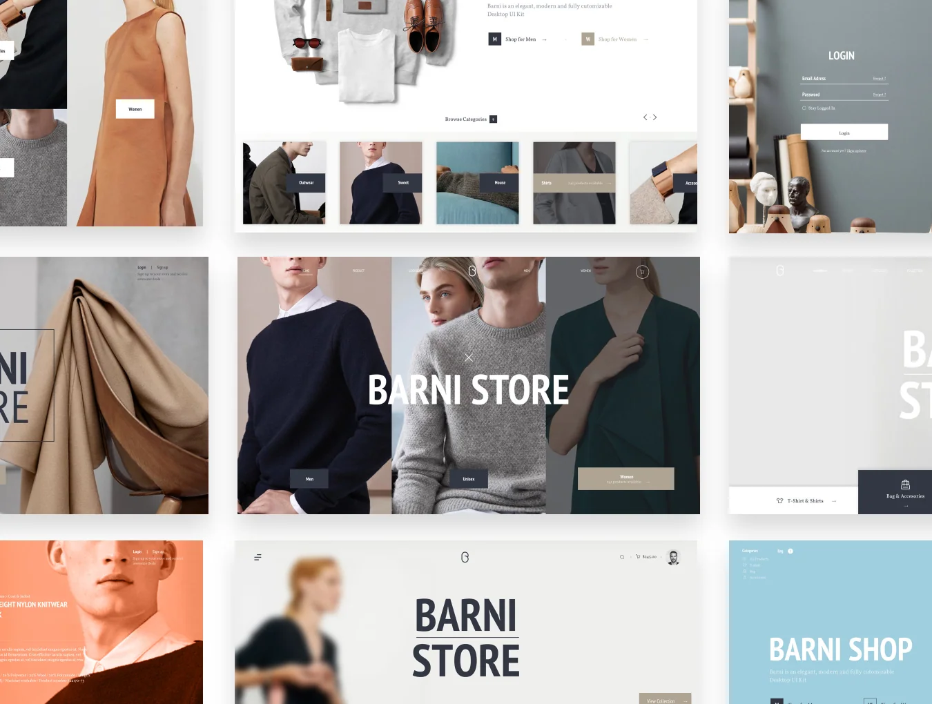 Barni UI Kit for Eshop 2