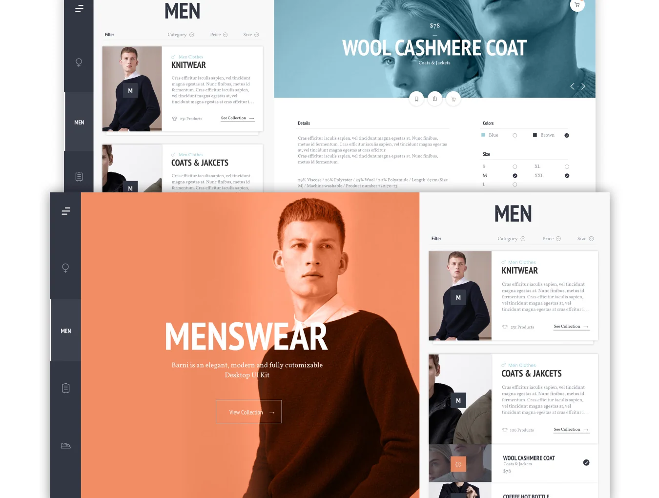 Barni UI Kit for Eshop 3