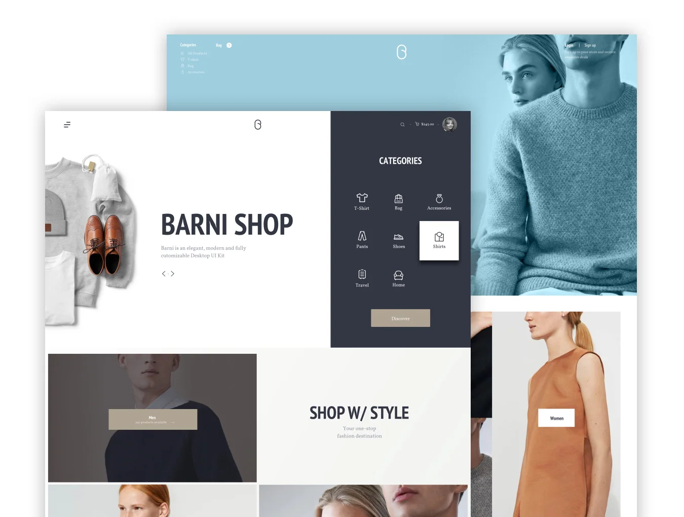 Barni UI Kit for Eshop 5