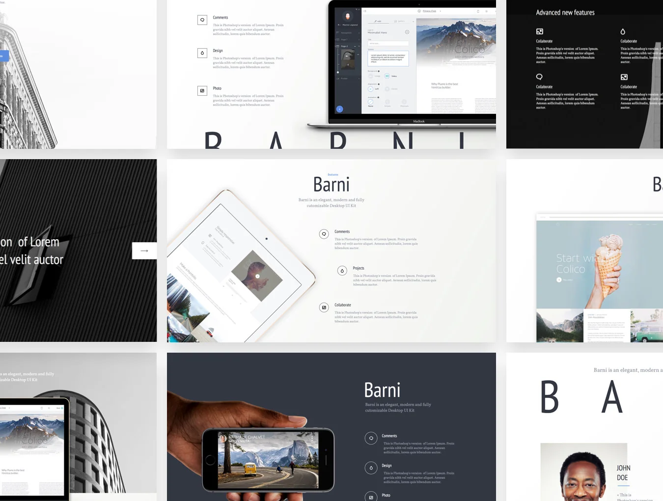 Barni UI Kit for Startup 2