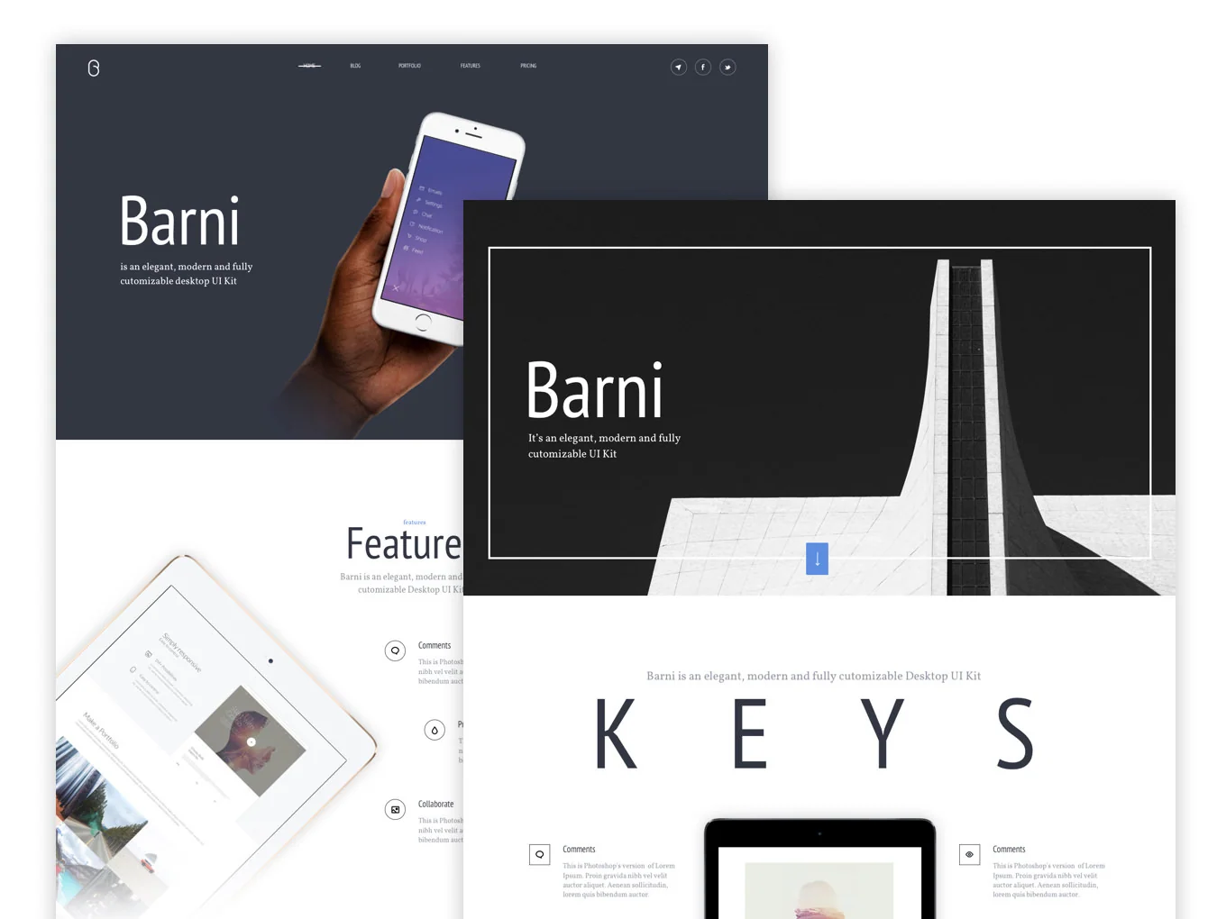Barni UI Kit for Startup 5