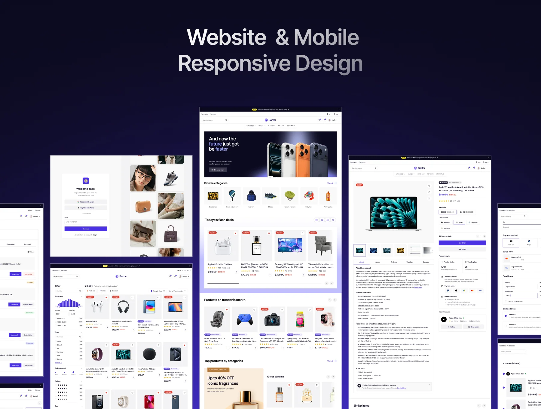 Bartar – E-Commerce Web UI Kit 5