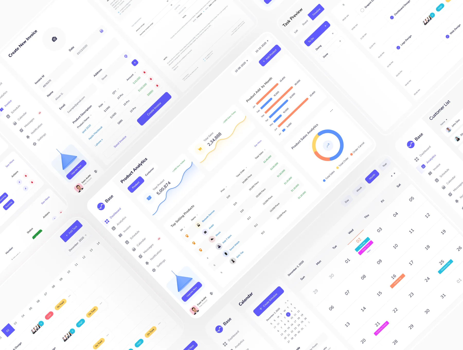 Base - SaaS Dashboard UI Kit 4
