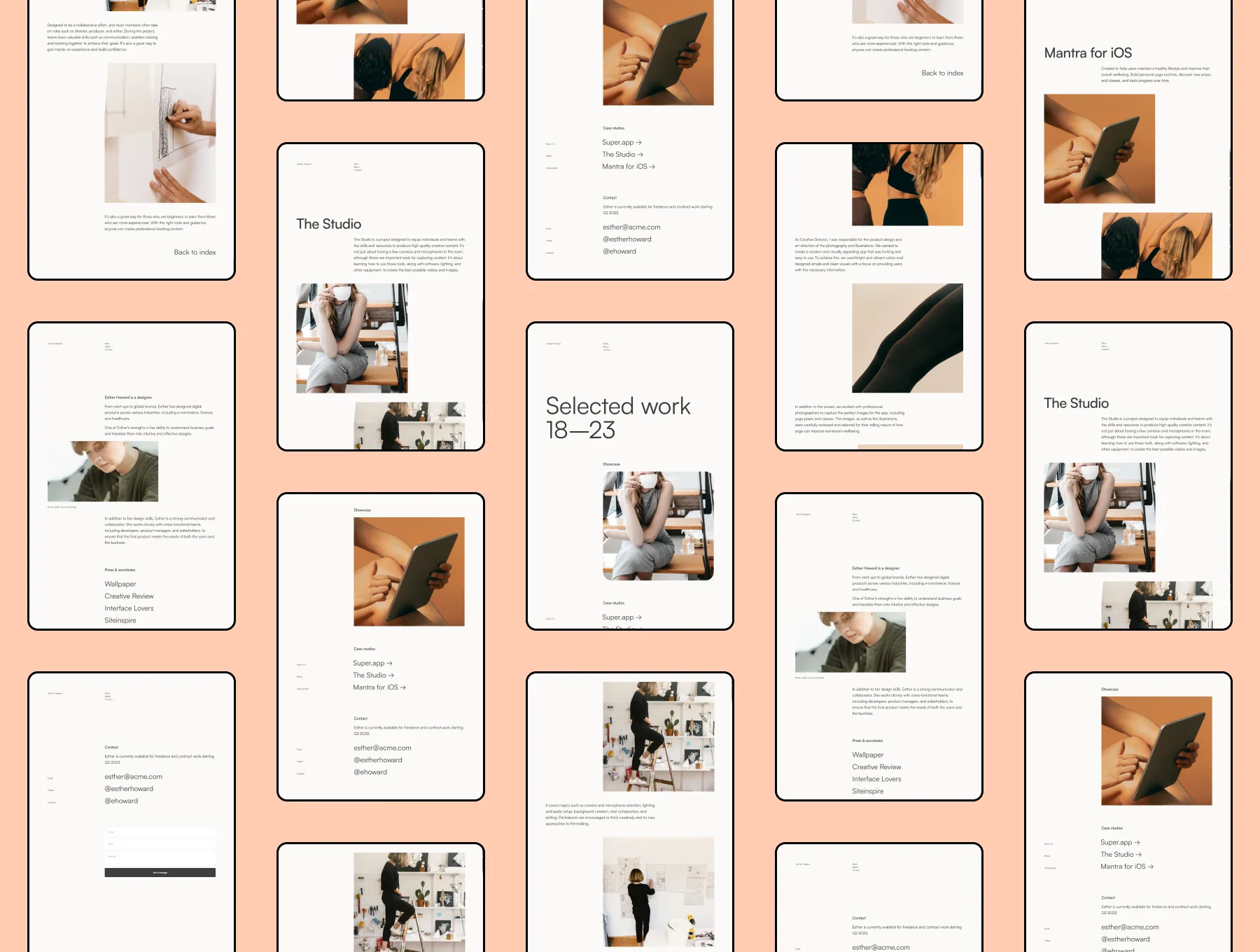 Baseline – designer template for Framer 4