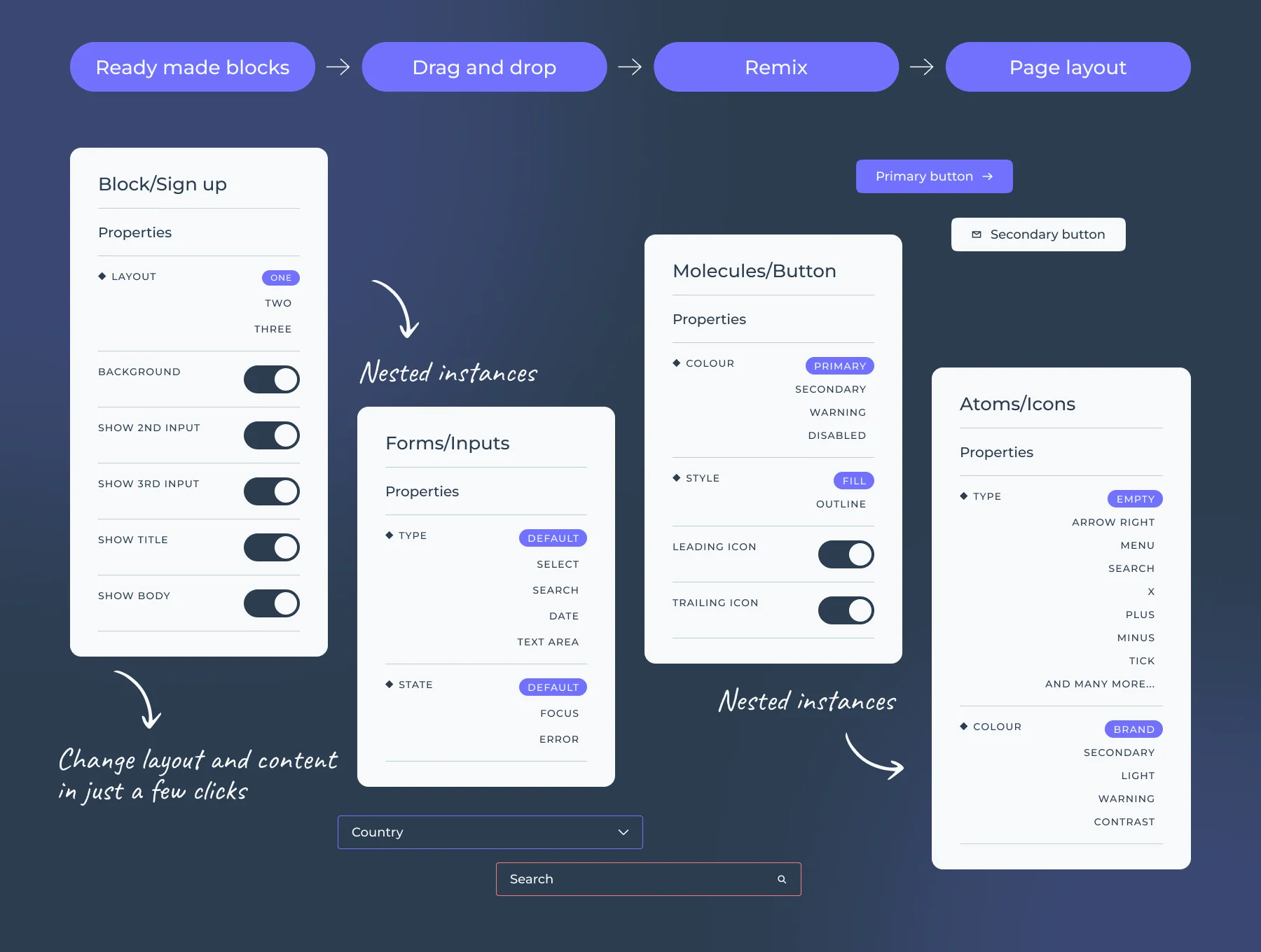 Baseline desktop wireframe kit 6