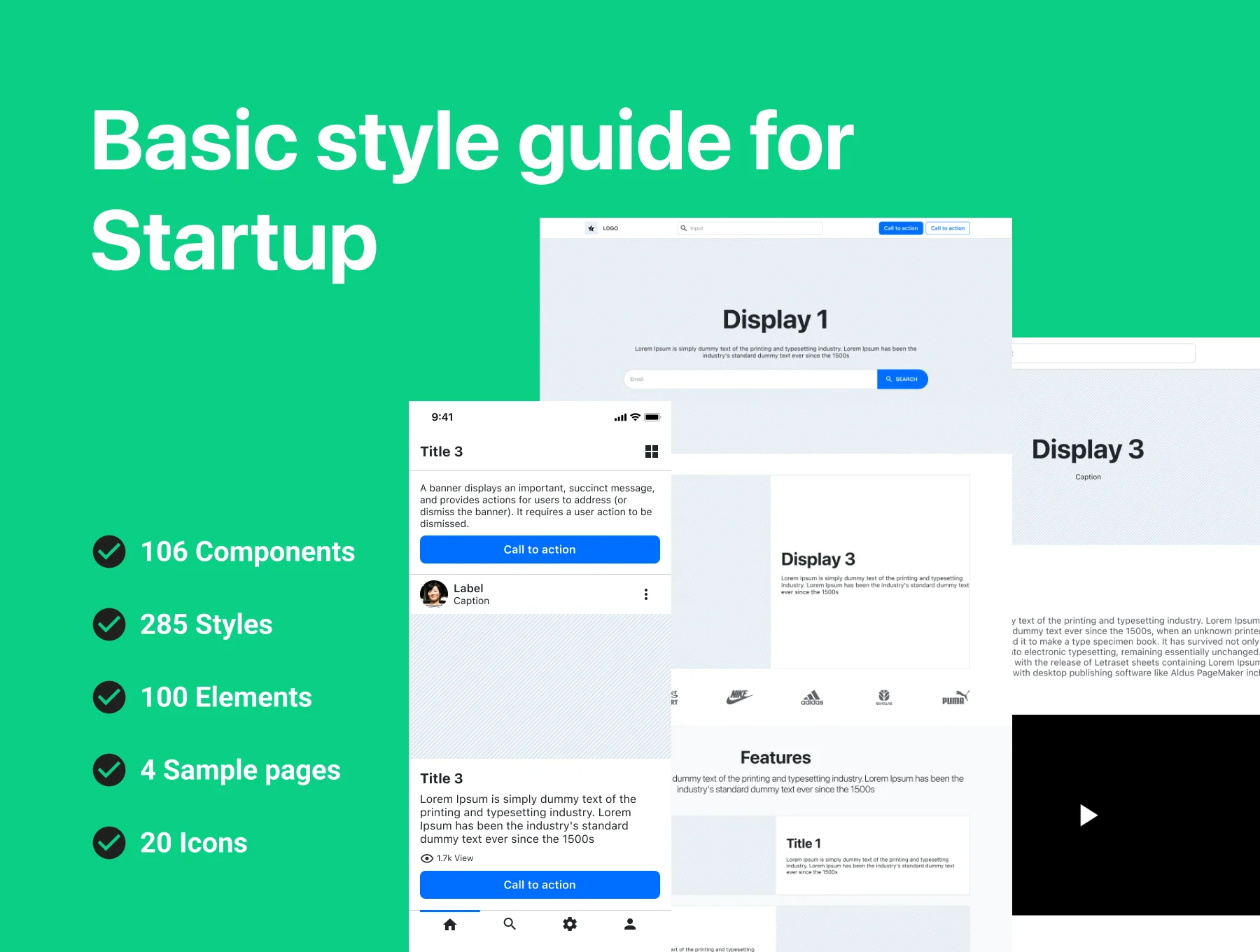 Basic Design System for Startup