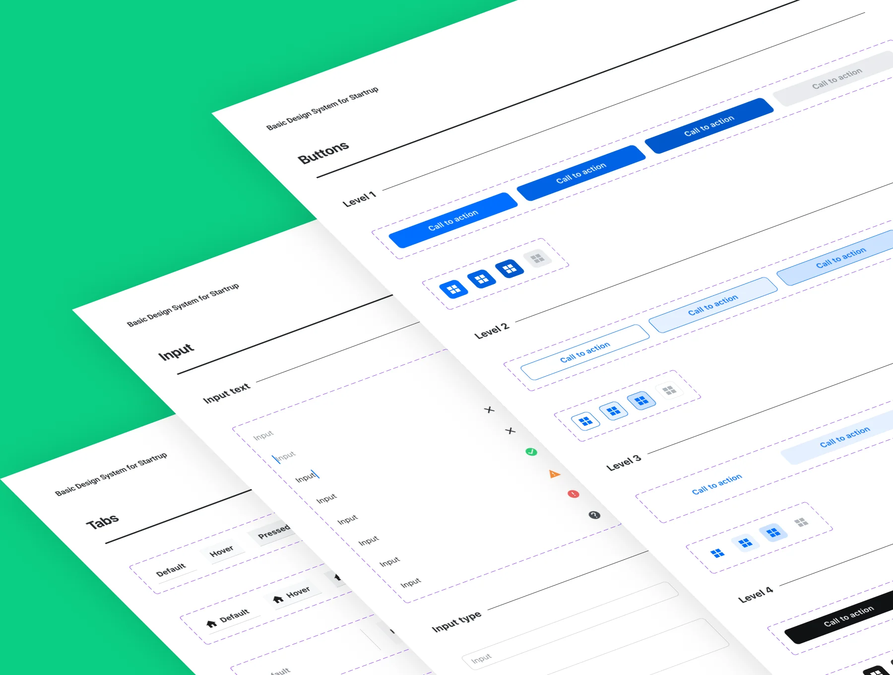 Basic Design System for Startup 4