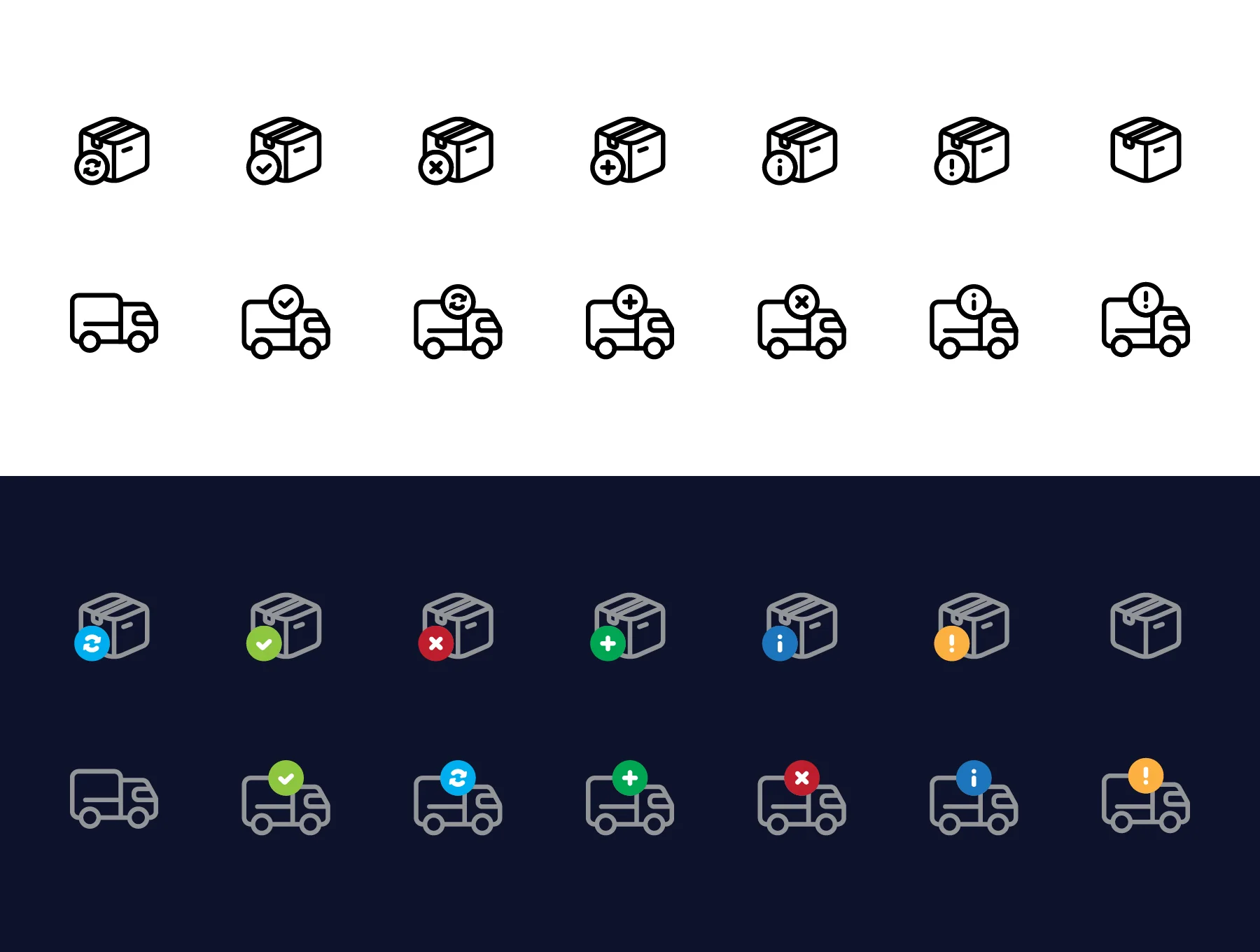 140 Basic E-Commerce Icons Set 3