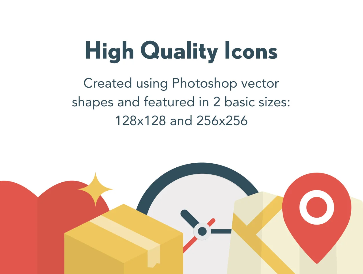 Basic Flat Icon Set 2
